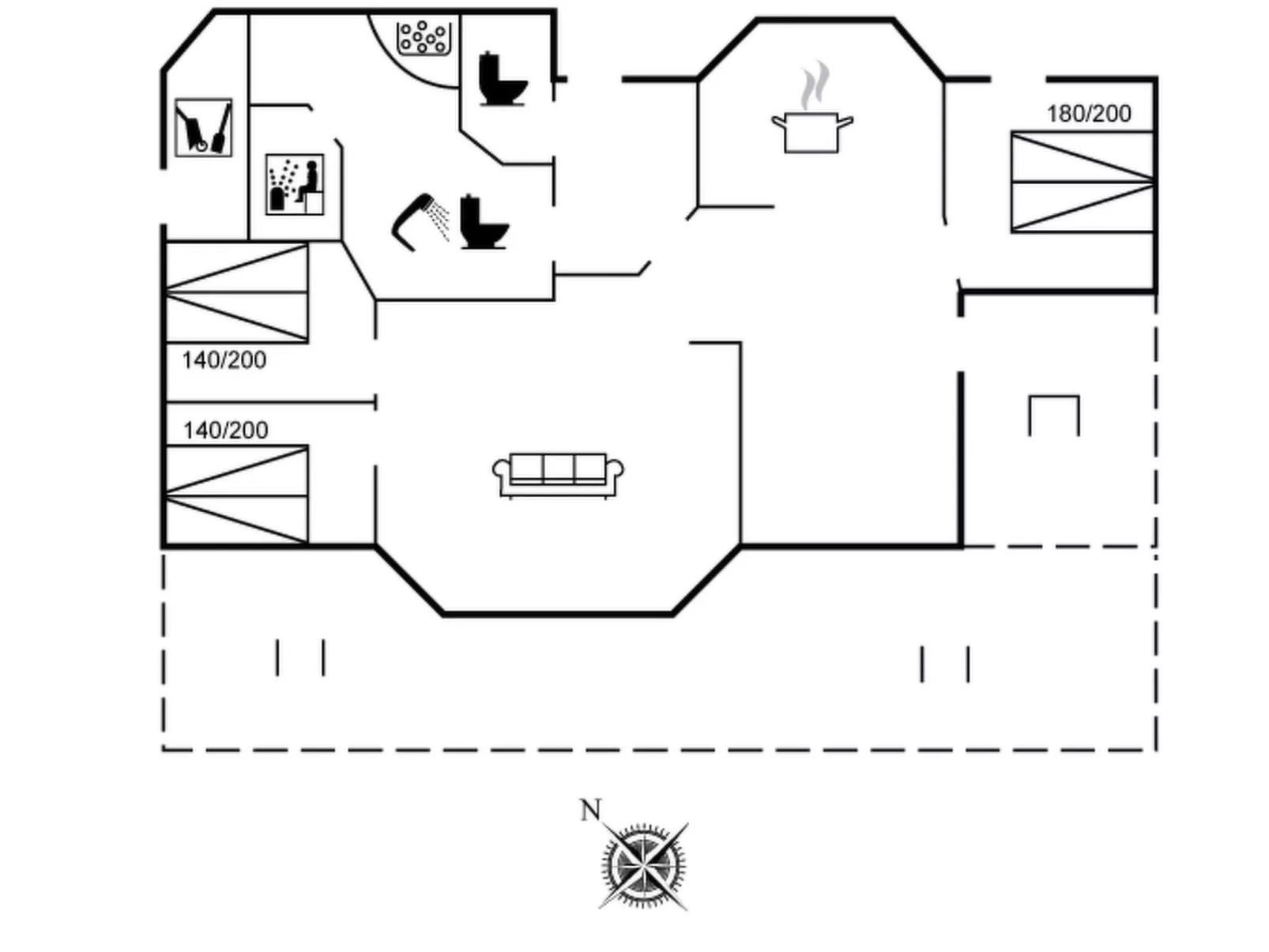 "Friederike" - 300m from the sea