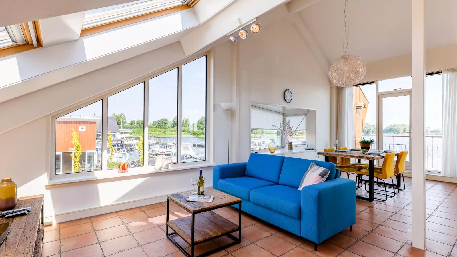 Penthouse-Woonkamer