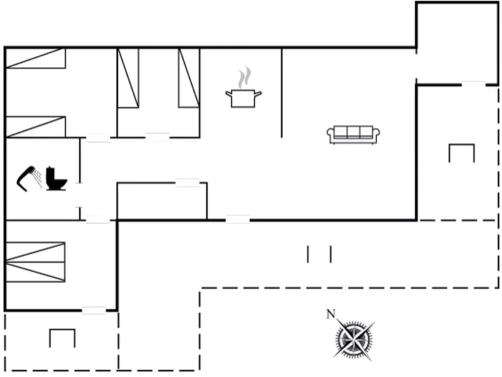 "Hartvig" - 800m from the sea