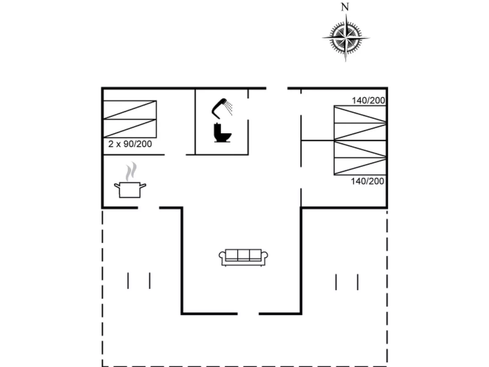 "Holm" - 700m to the fjord-Binnen