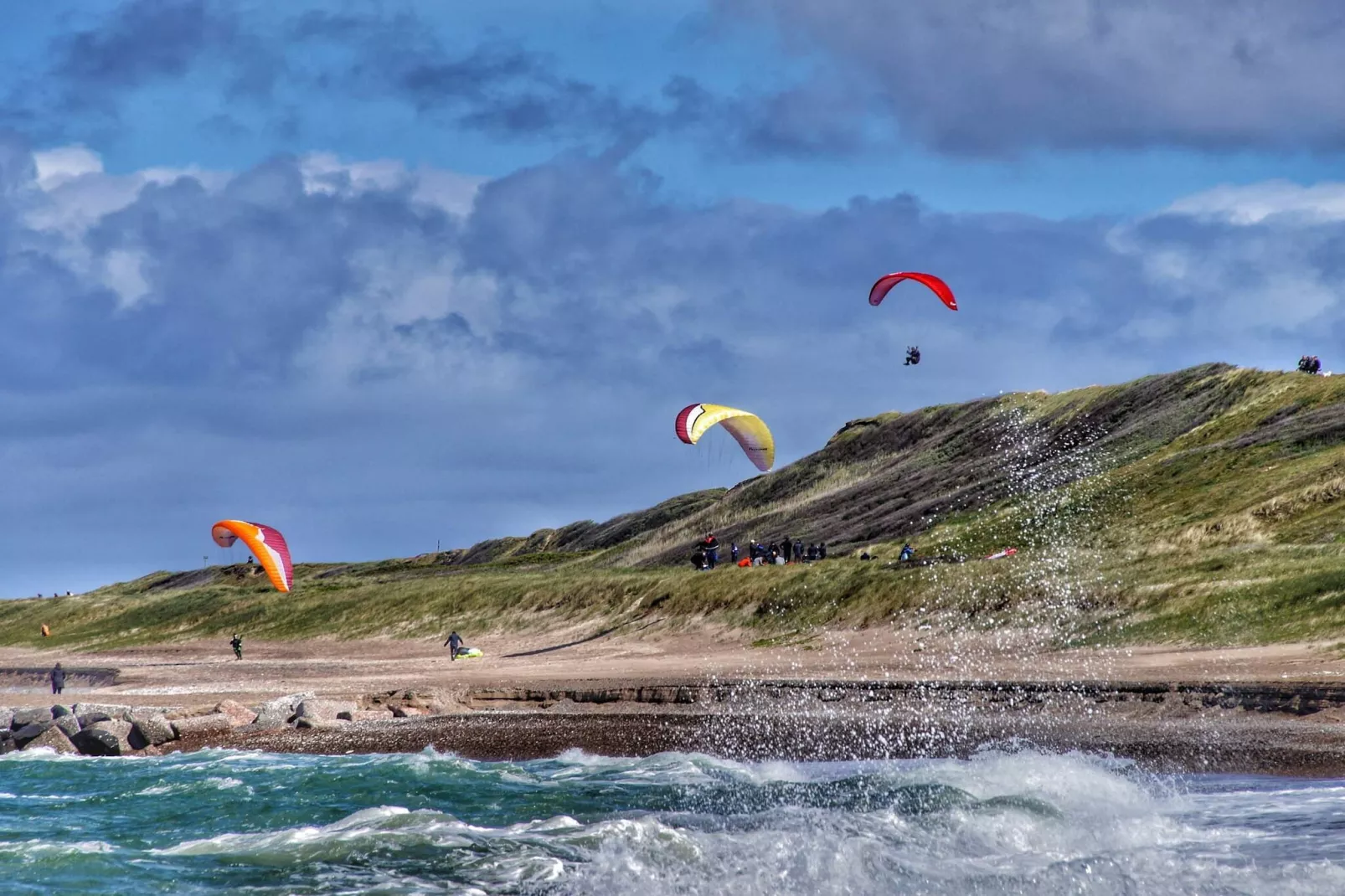 Familievakantiehuis aan de Noordzee-Waterzicht