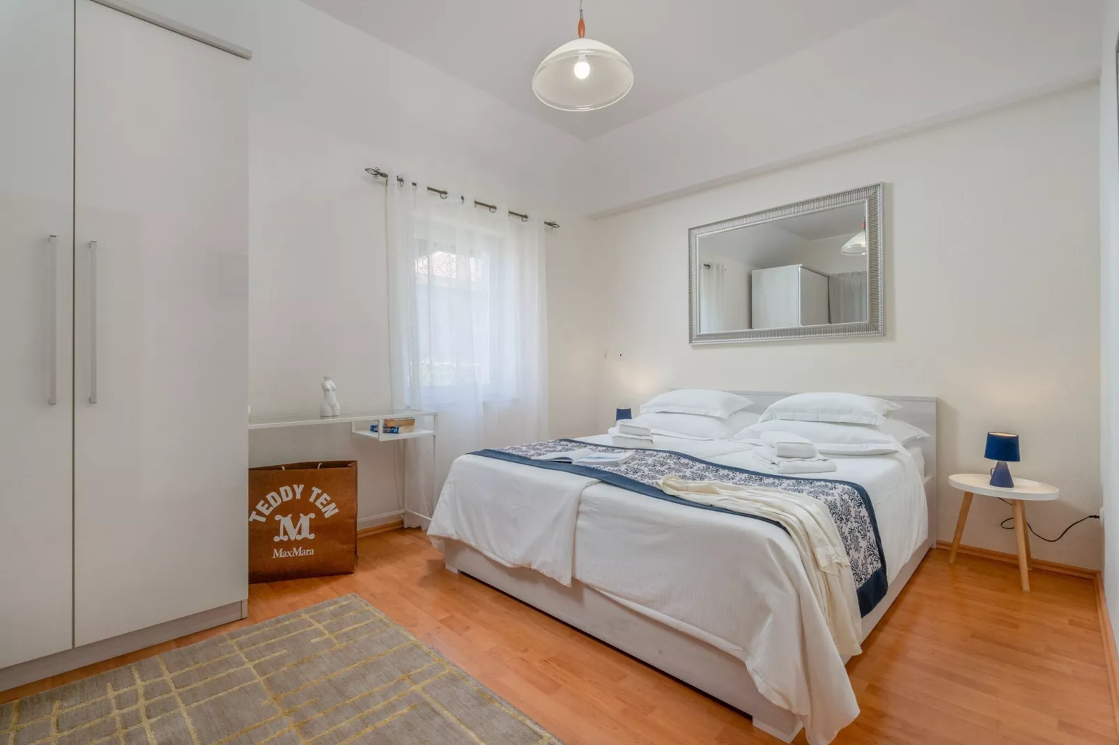 Apartments Lotea - Two-Bedroom Apartment with Terrace and Sea View-Slaapkamer