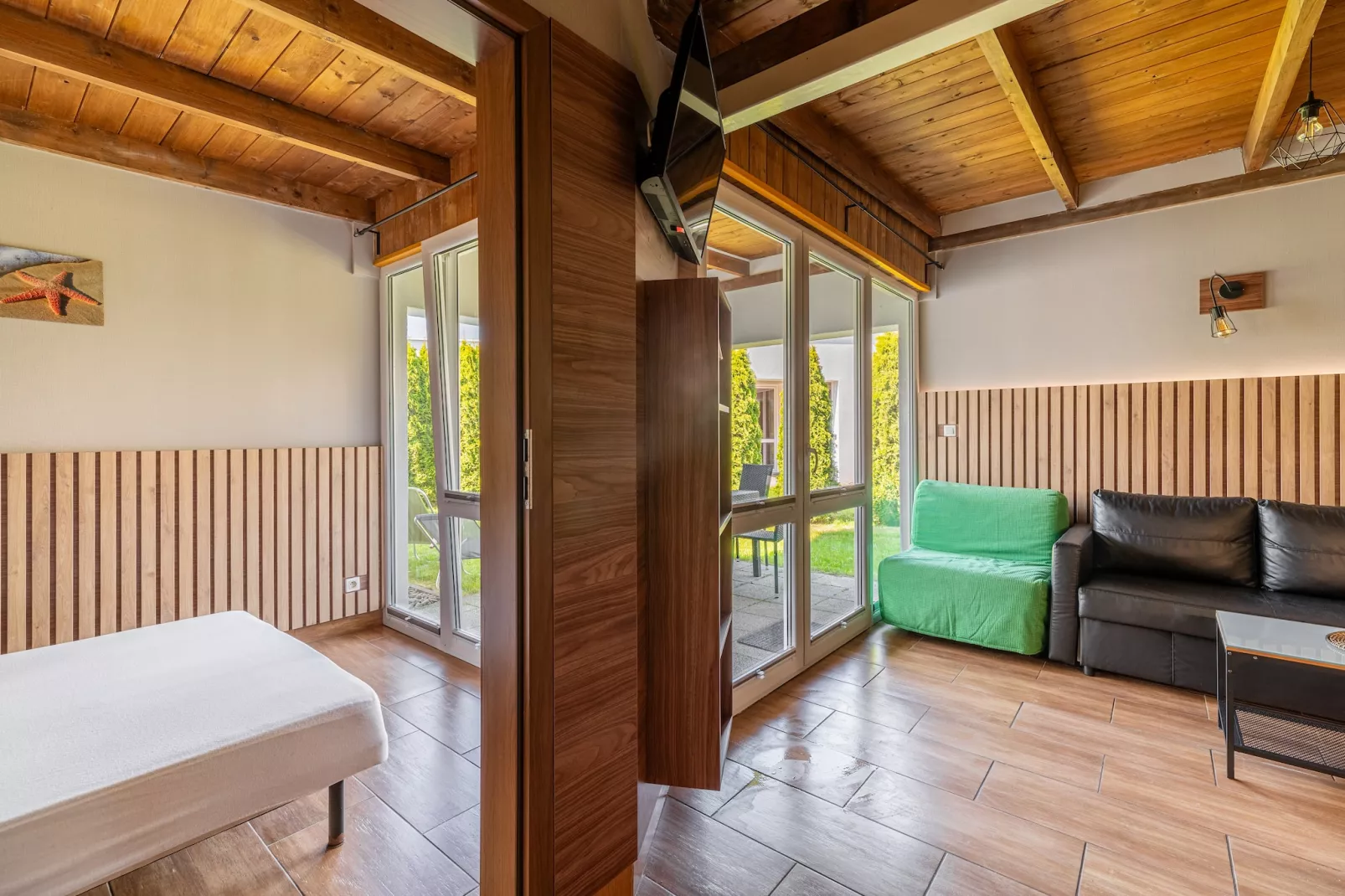 Domki wakacyjne z basenem Sianożąty-Woonkamer