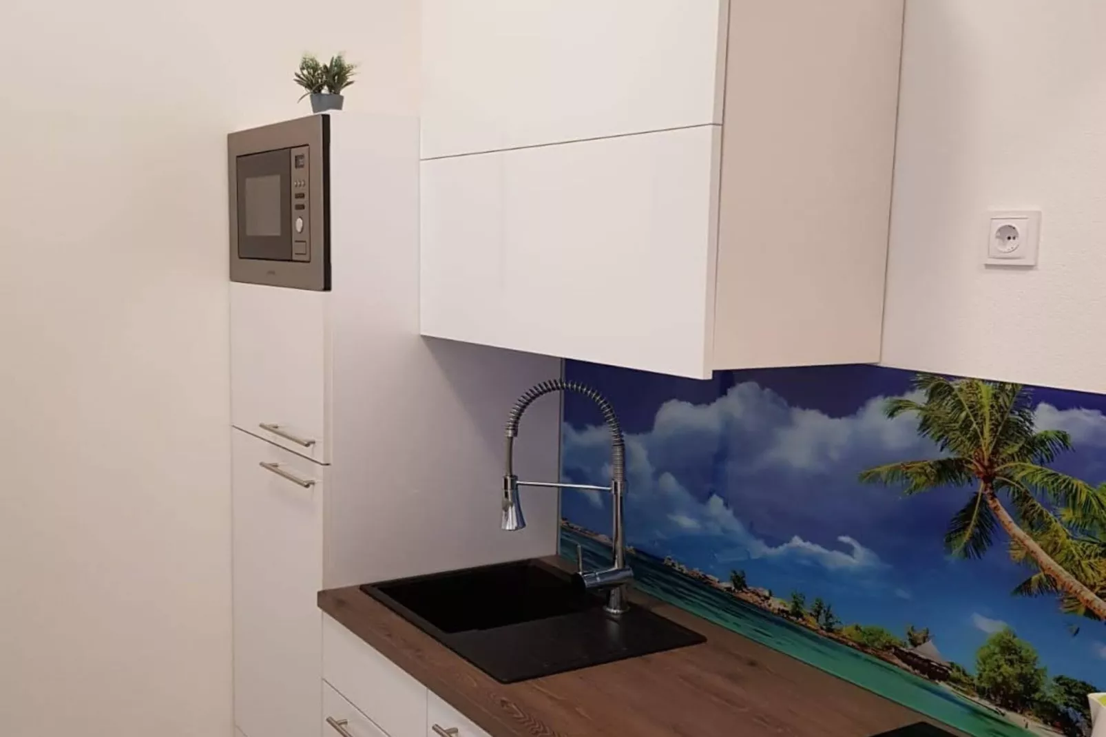 One-Bedroom Sea View Apartment-Keuken