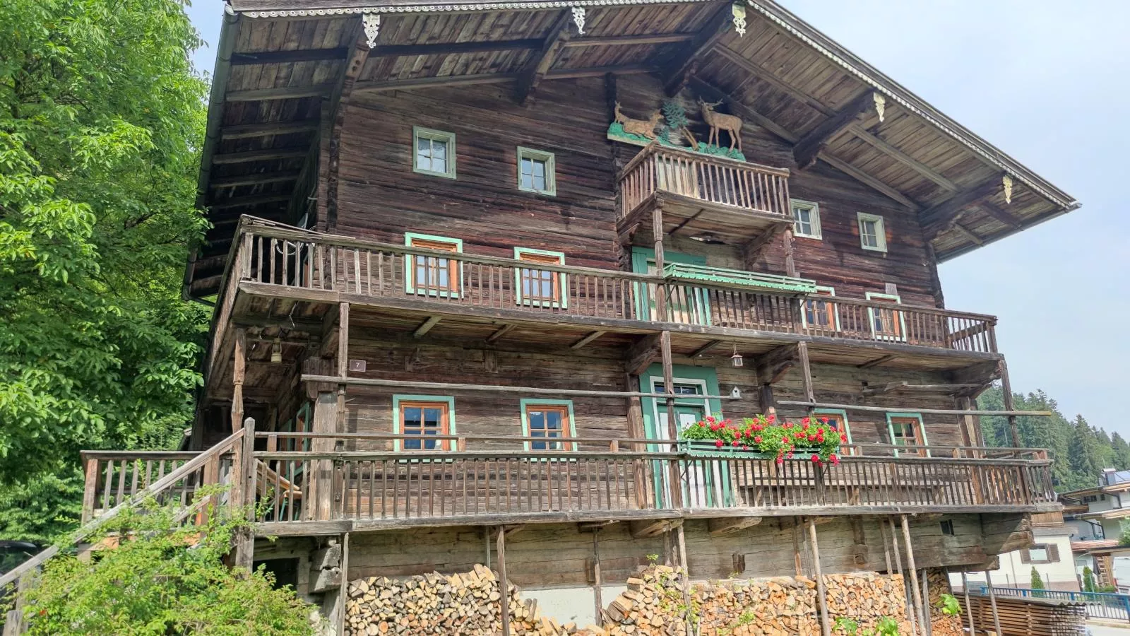 Alte Grafenmühle-Buitenkant zomer