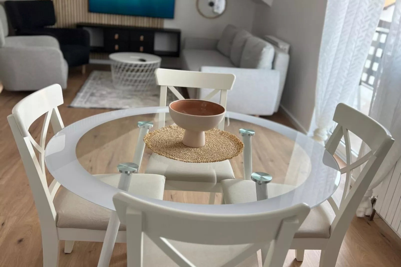 Urban Luxury Apartment Zagreb  One  Bedroom Apartment-Eetkamer