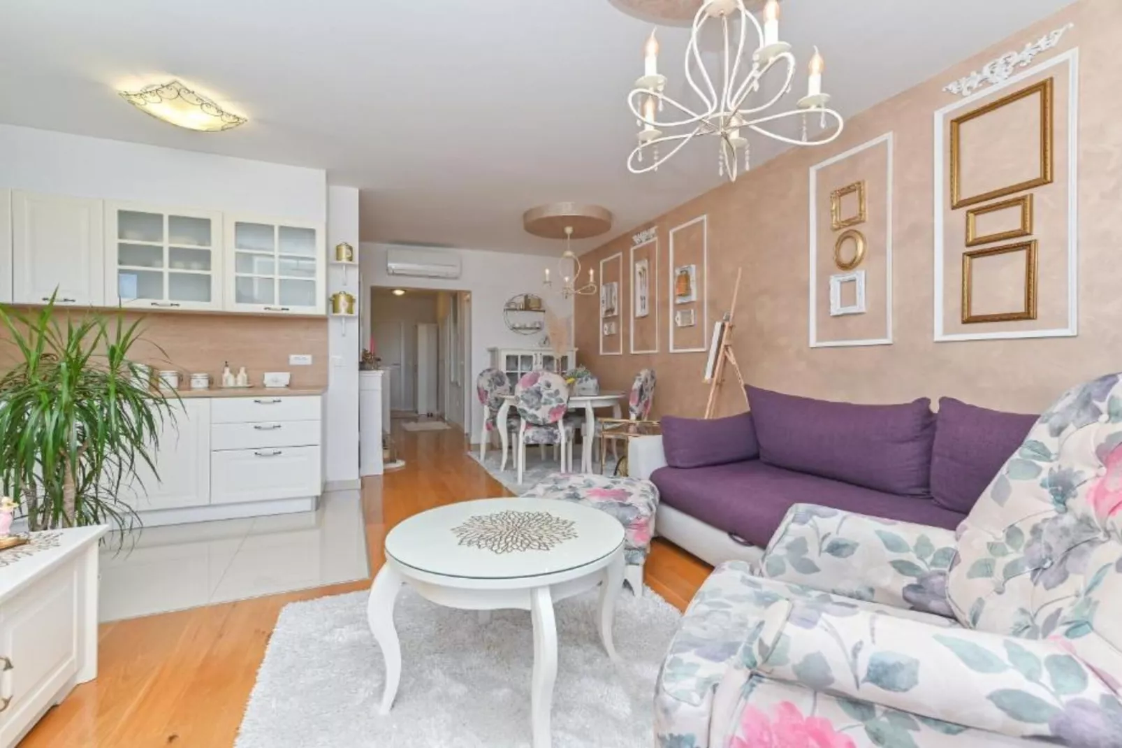 Apartment Hani 2 - Two Bedroom Apartment With Balcony And Sea View-Woonkamer