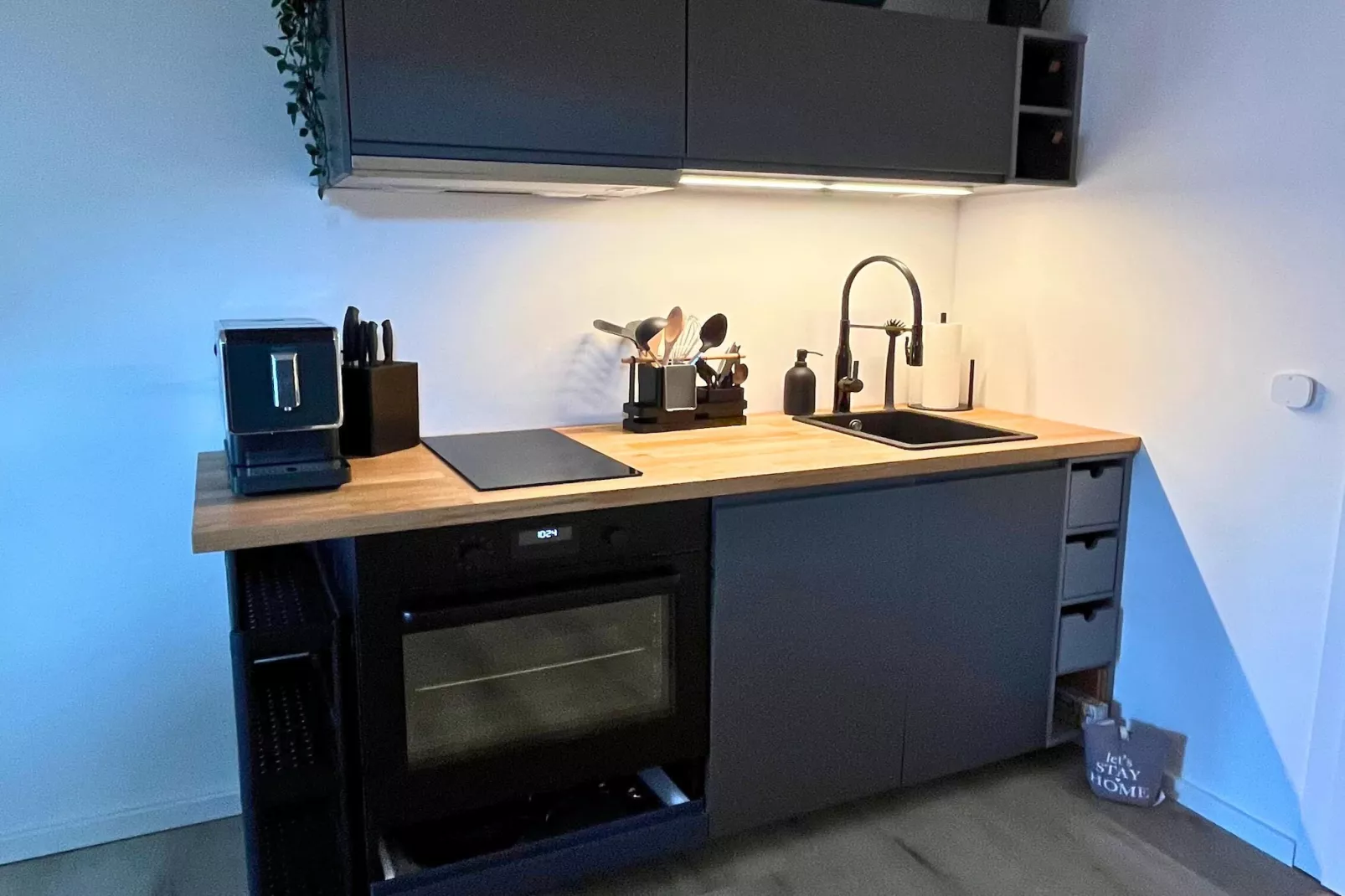 Apartment Eifelglück mit Dachterrasse-Keuken