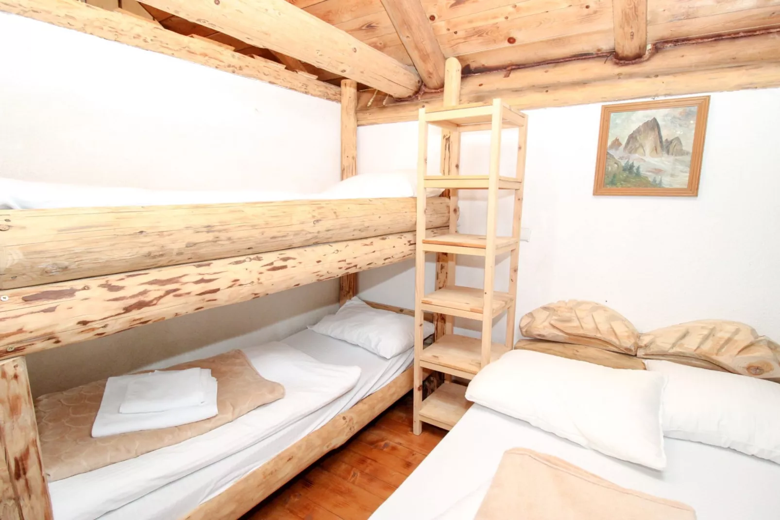 Ethno Village Dolina Mira - One Bedroom Holiday Home (Mala Koliba)-Slaapkamer