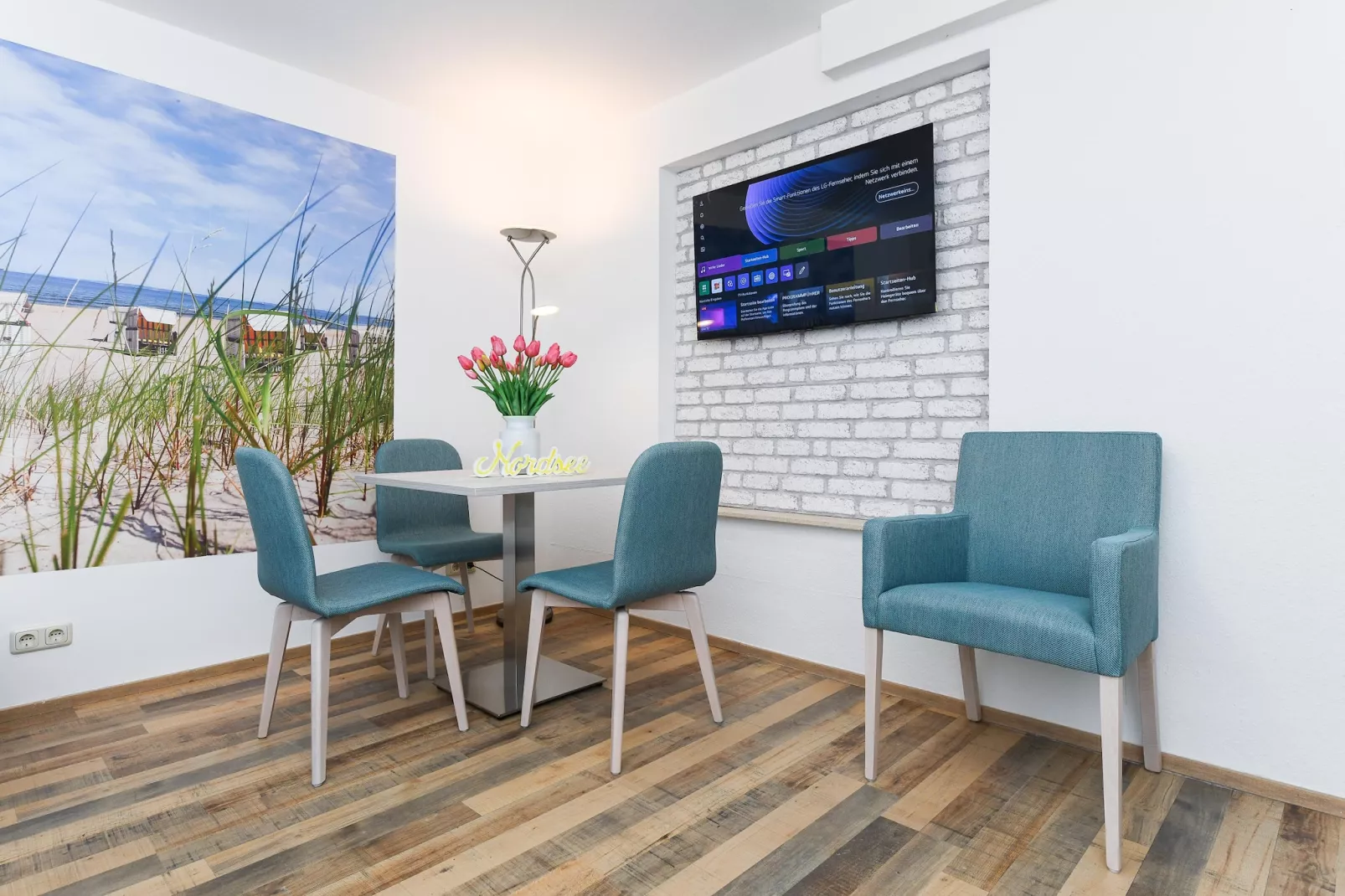 Haus Strandkorb 6-Woonkamer