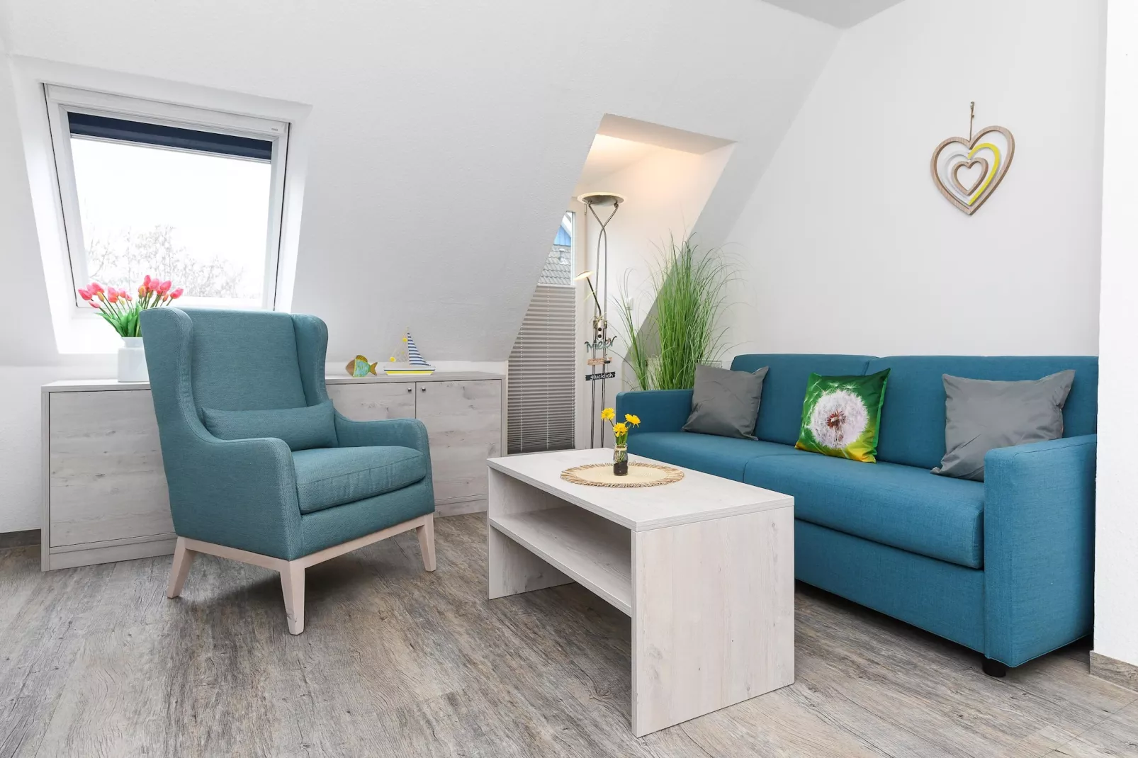 Haus Strandkorb 3-Woonkamer