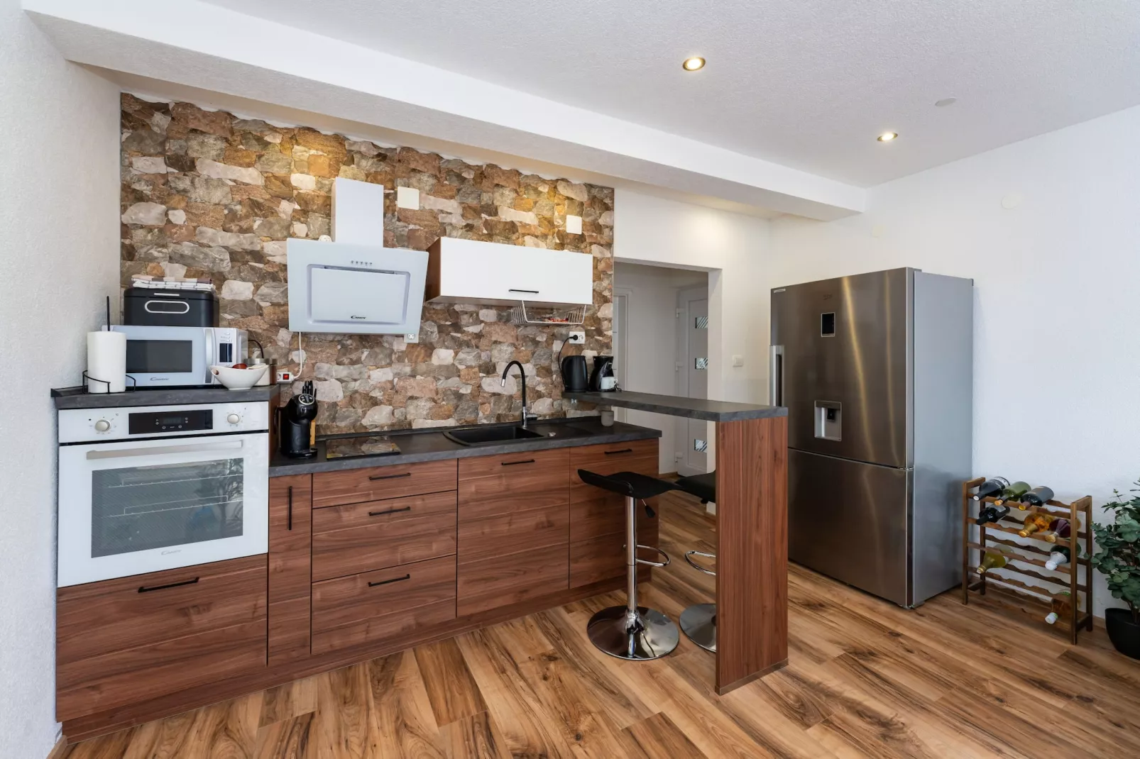 Apartment Nikita with private pool-Keuken