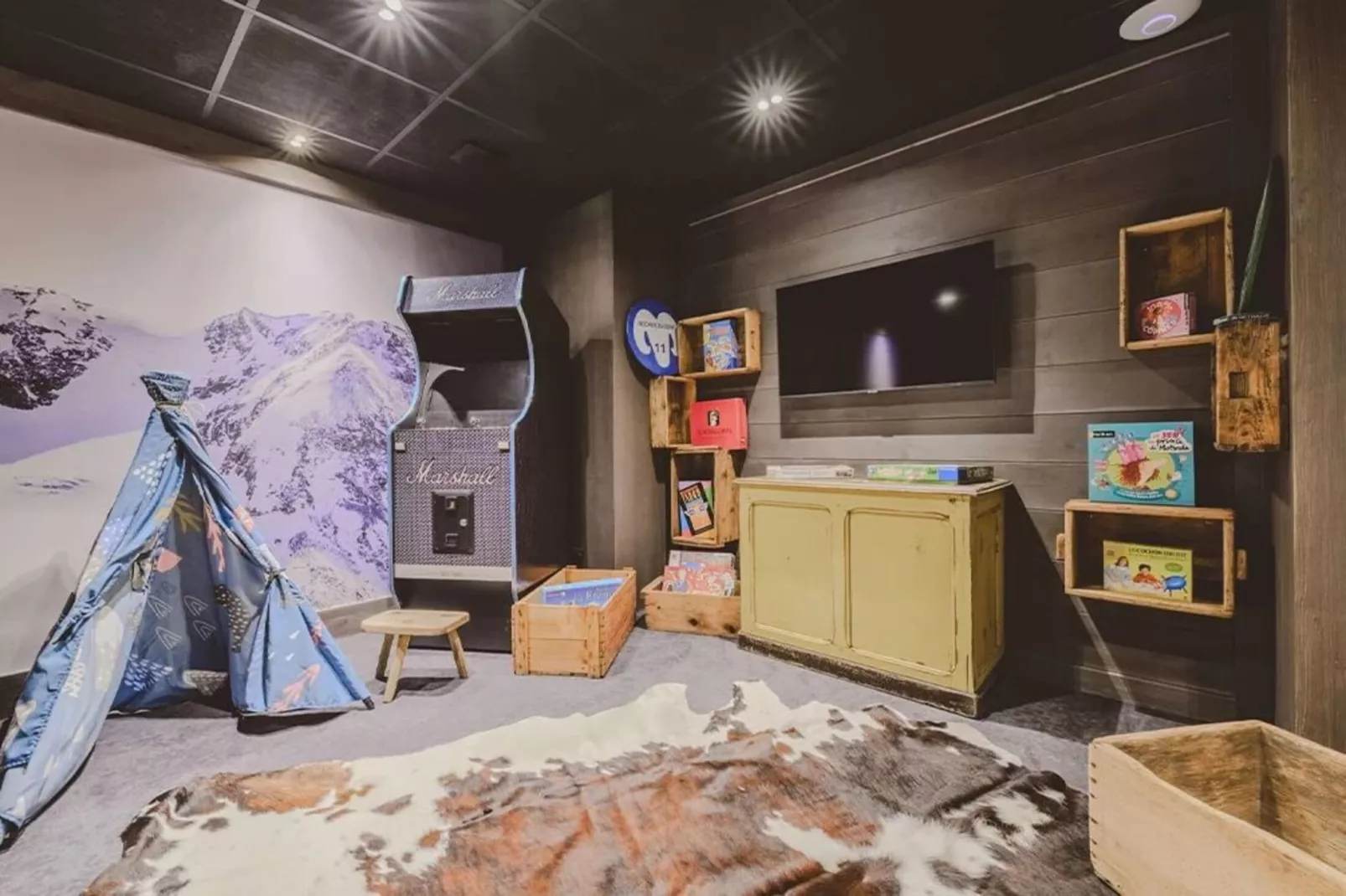 PLAN PEISEY Le Quartz A48S-Recreatieruimte