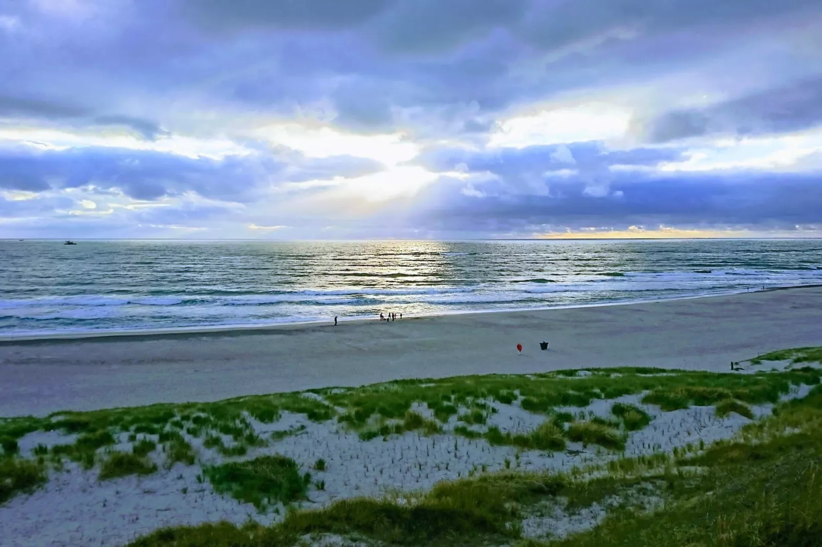 Duinontsnapping met spellen and WiFi-By Traum-Waterzicht