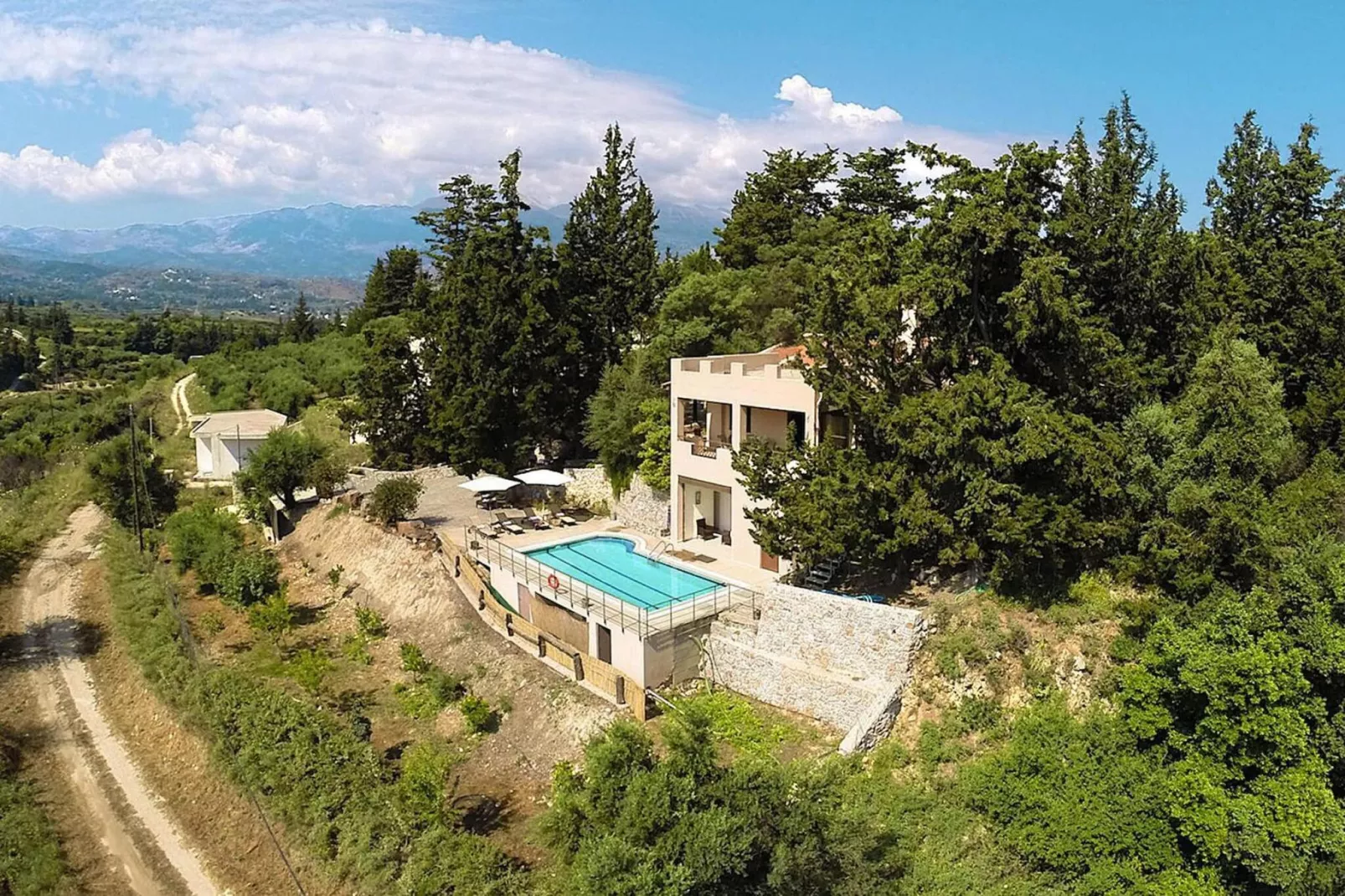 Holiday home, Kalamitsi Alexandrou-Villa Kalamitsi, ca. 108 qm, 6 pax-Buitenkant zomer