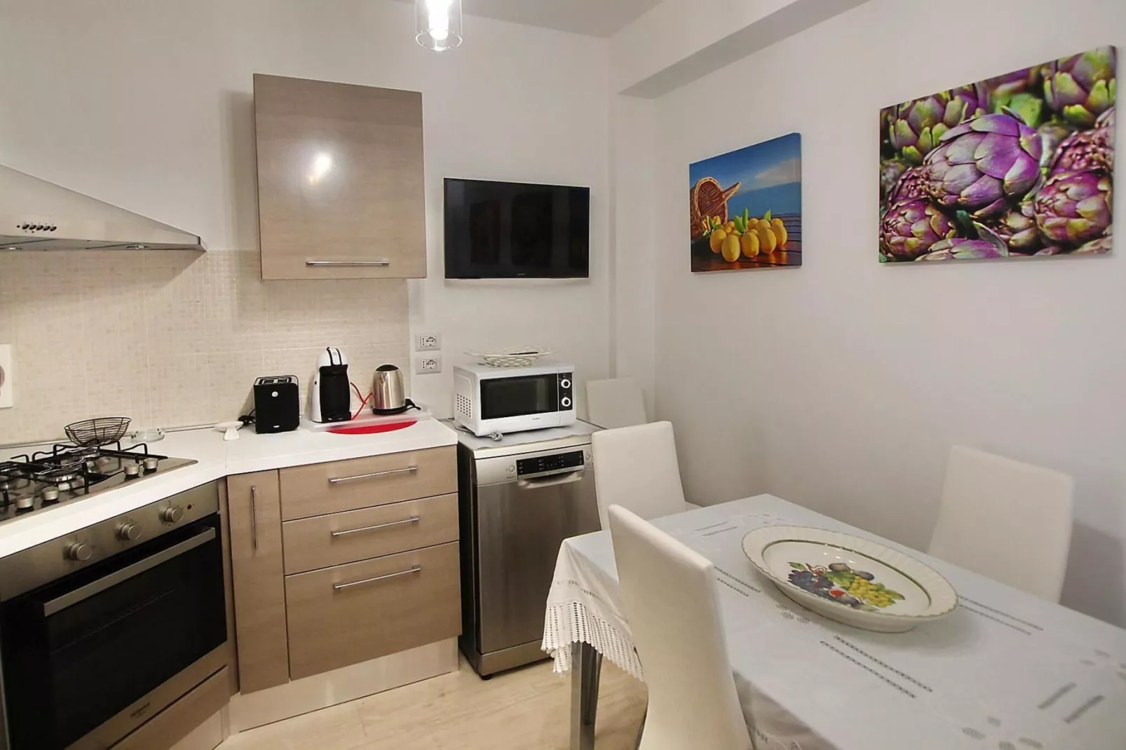 Apartments Taormina-Le Villette Aloe 5 pax-Keuken