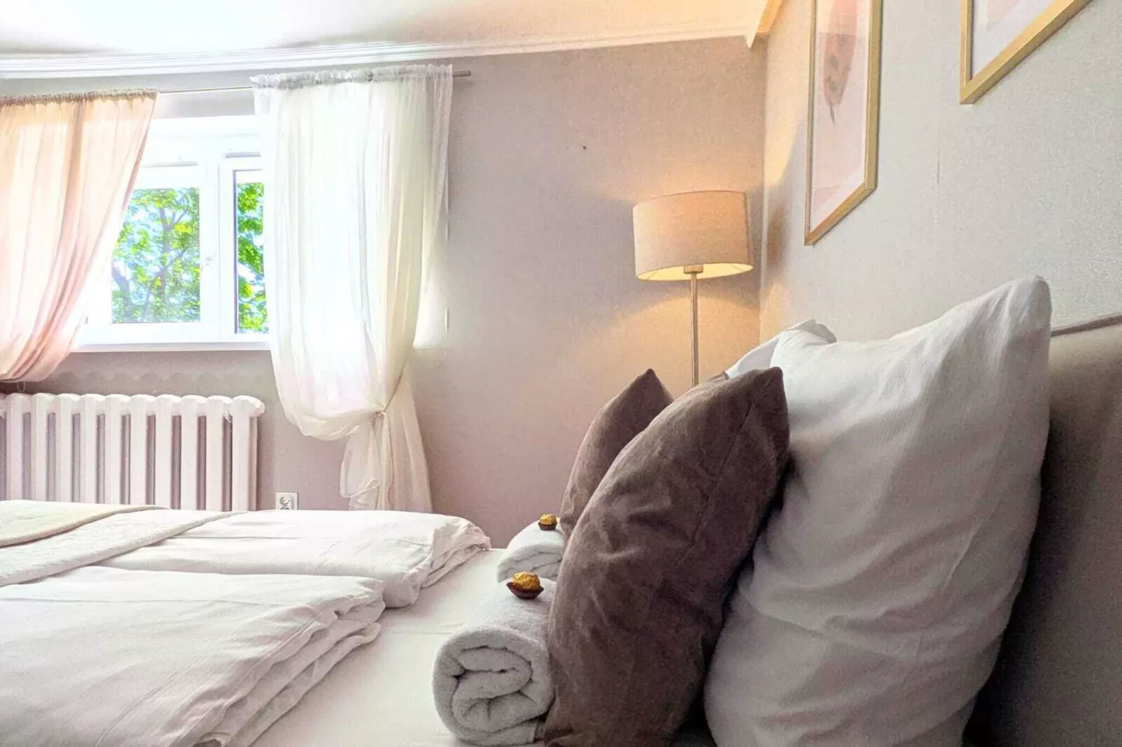 Mieszkanie wakacyjne sauna w cenie Kołobrzeg-Slaapkamer