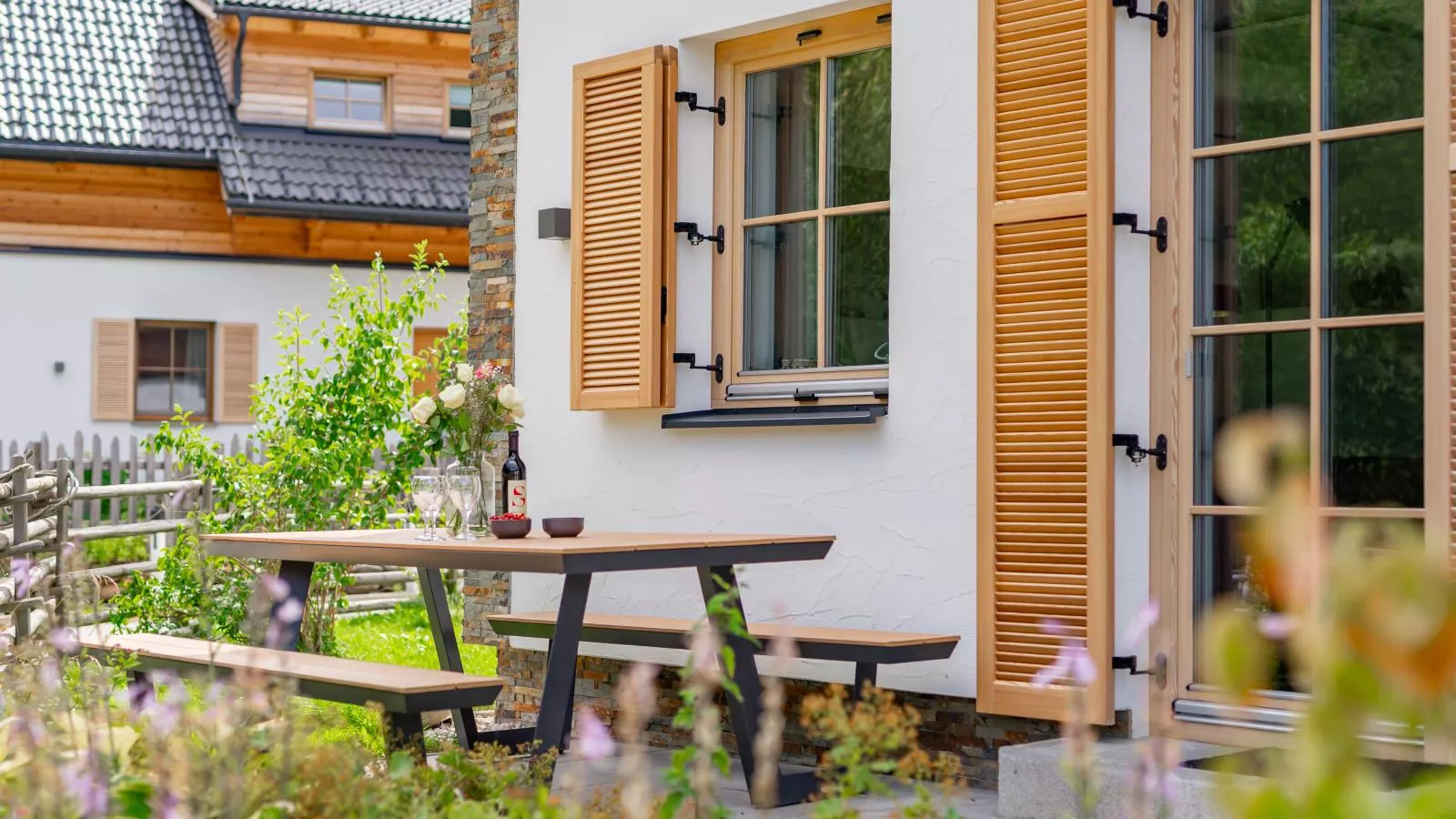 Donnersbach Lodge-Terrasbalkon