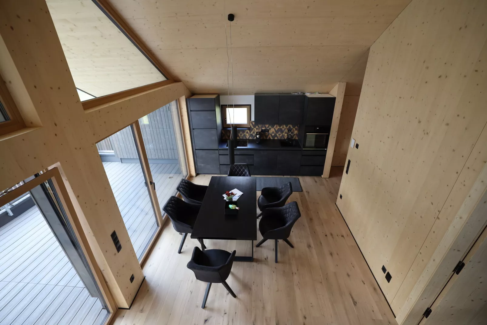 Penthouse in Mieders-Woonkamer