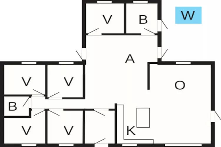 5 sterren vakantie huis in Ansager-By Traum-Plattegrond