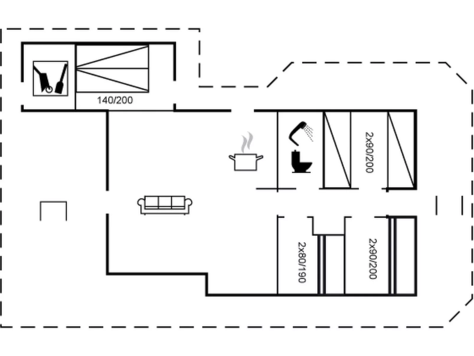 "Elba" - 2.5km from the sea