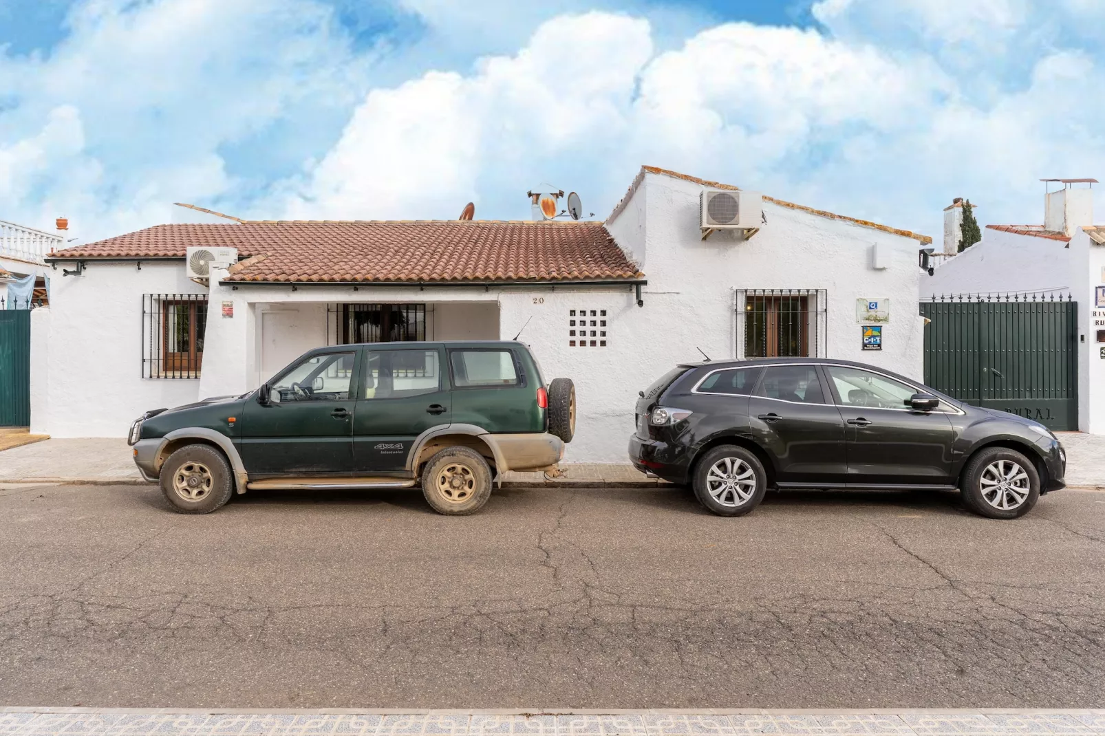 La Posada Rivero Rural-Buitenkant zomer