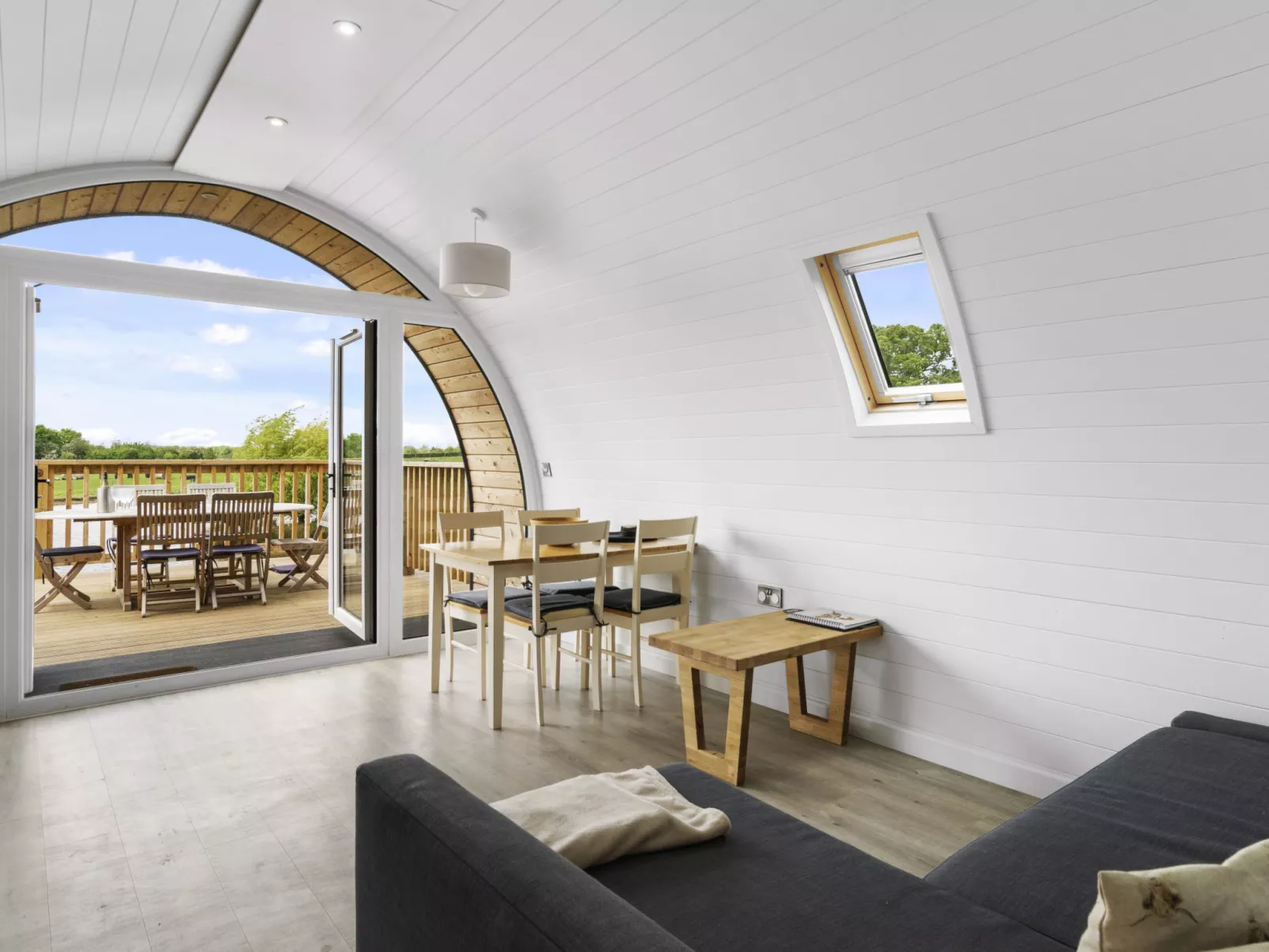 The Highland Camping Pod-Binnen