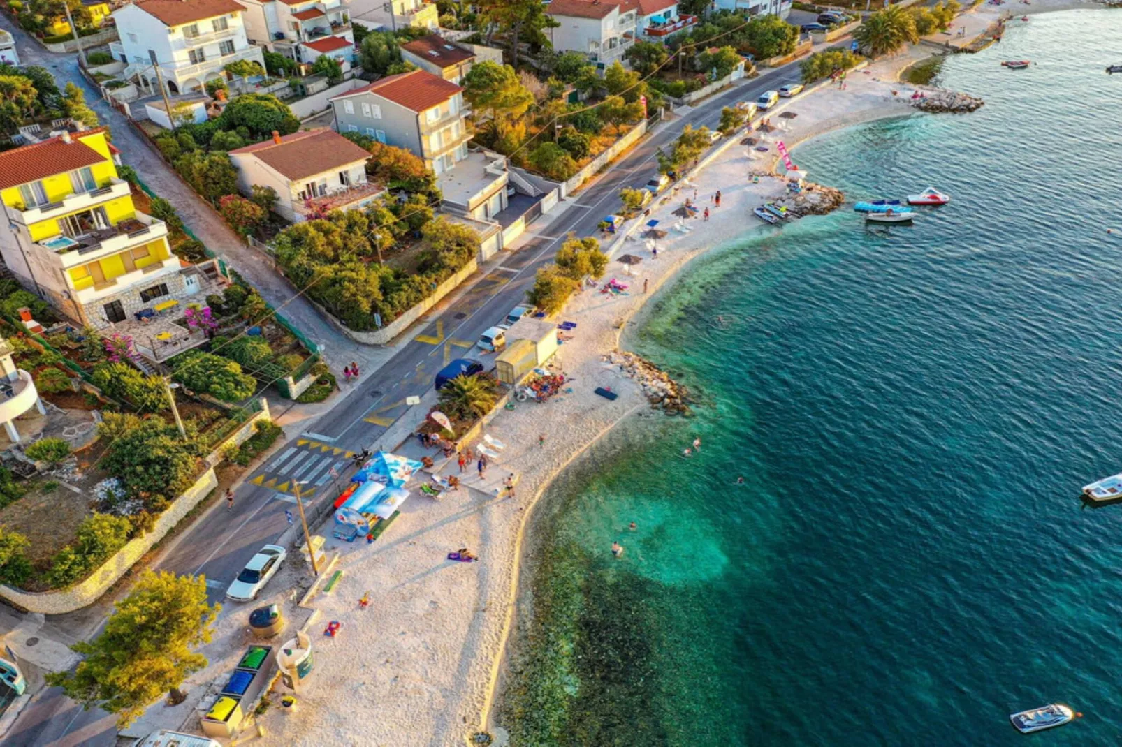 Beachfront Mastrinka Apartments with Sea View - Studio Apartment with Terrace and Sea View-Uitzicht