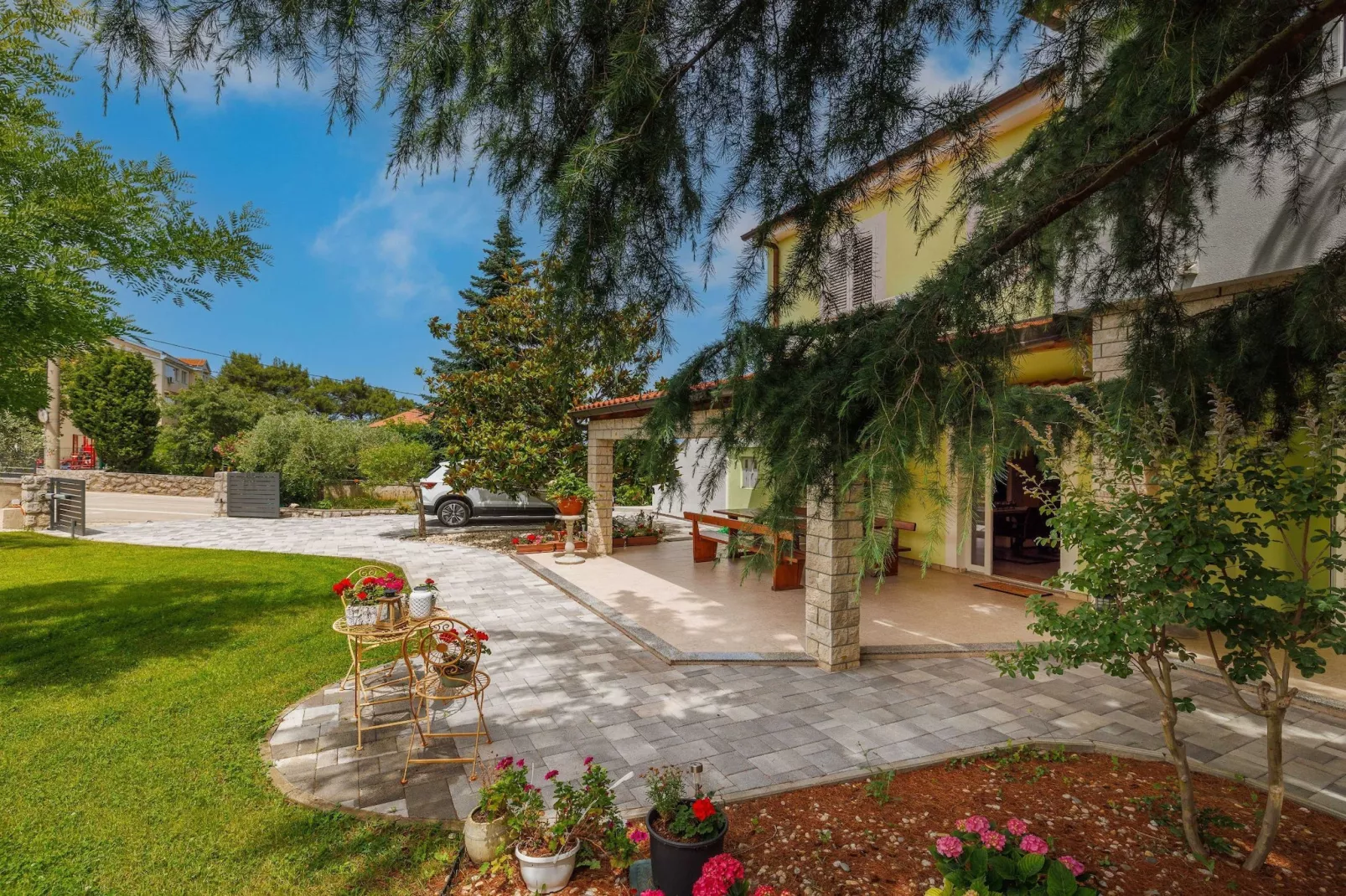 Wonderful Krk Island Stay: Shared Pool, Grill Patio, and Nearby Beaches - Double Room-Buitenlucht