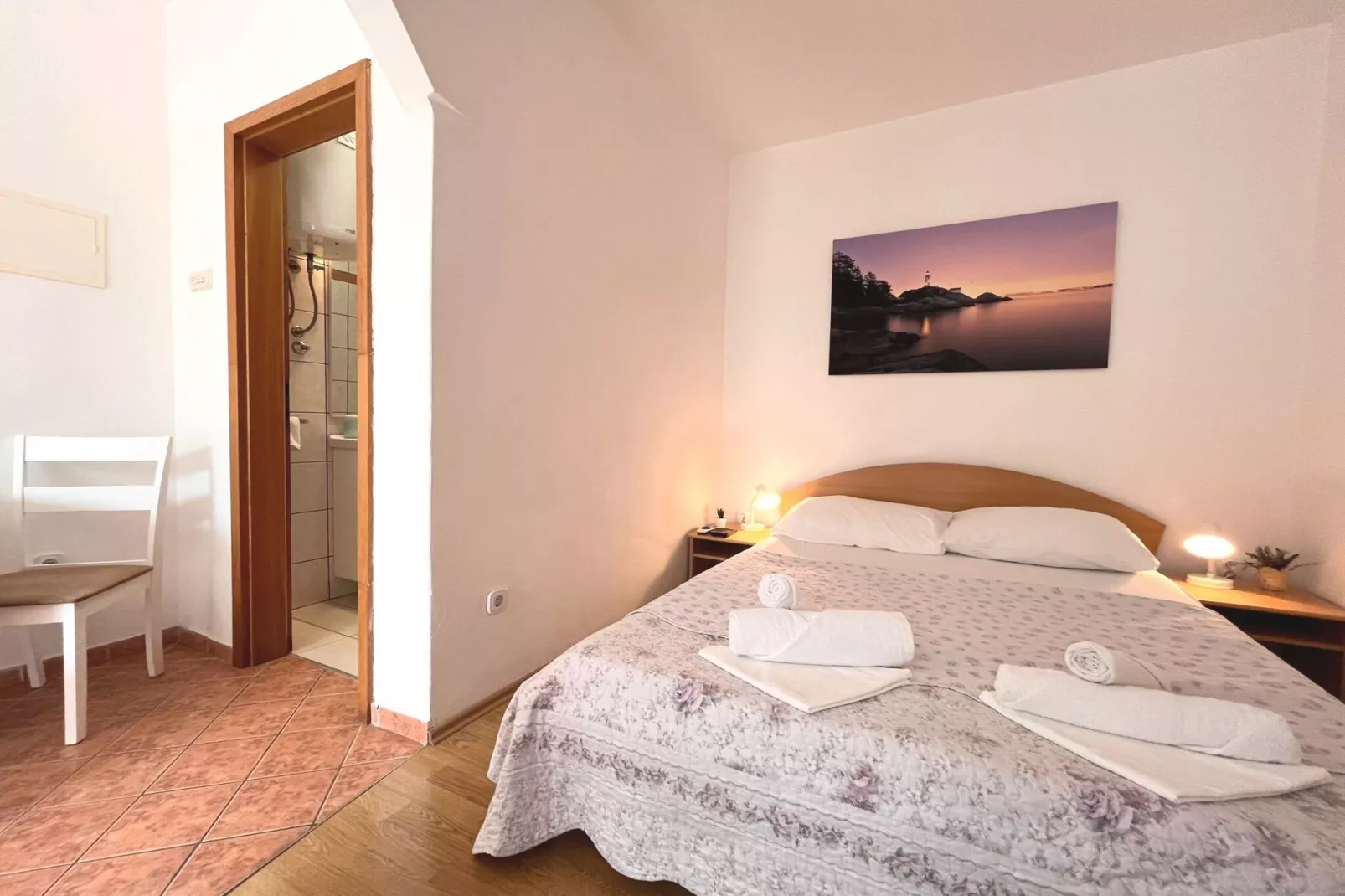 Apartment Butković -  Studio Apartment (A1)-Slaapkamer