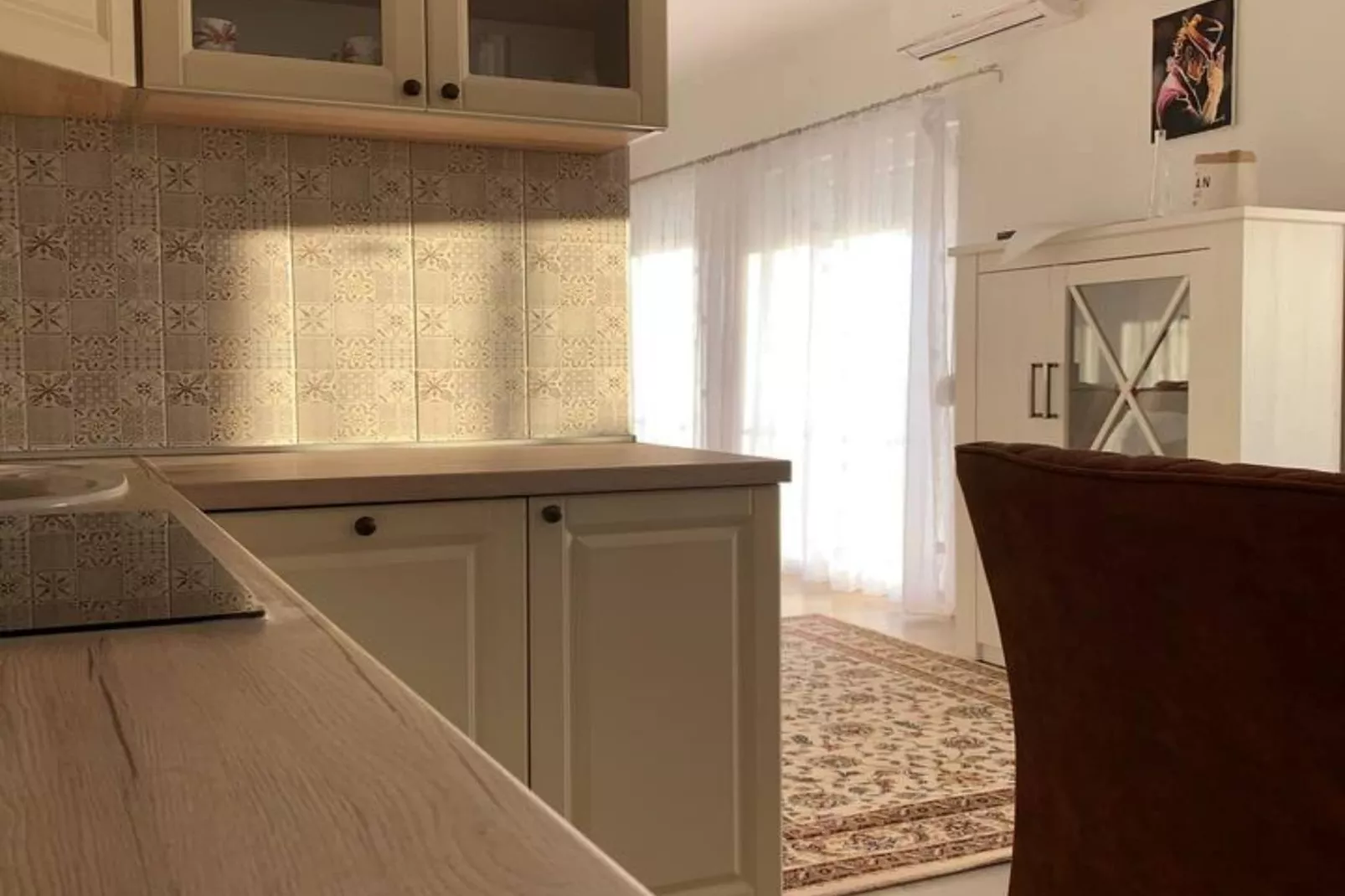 Apartment Bordoa de Macura with Bay View-Keuken