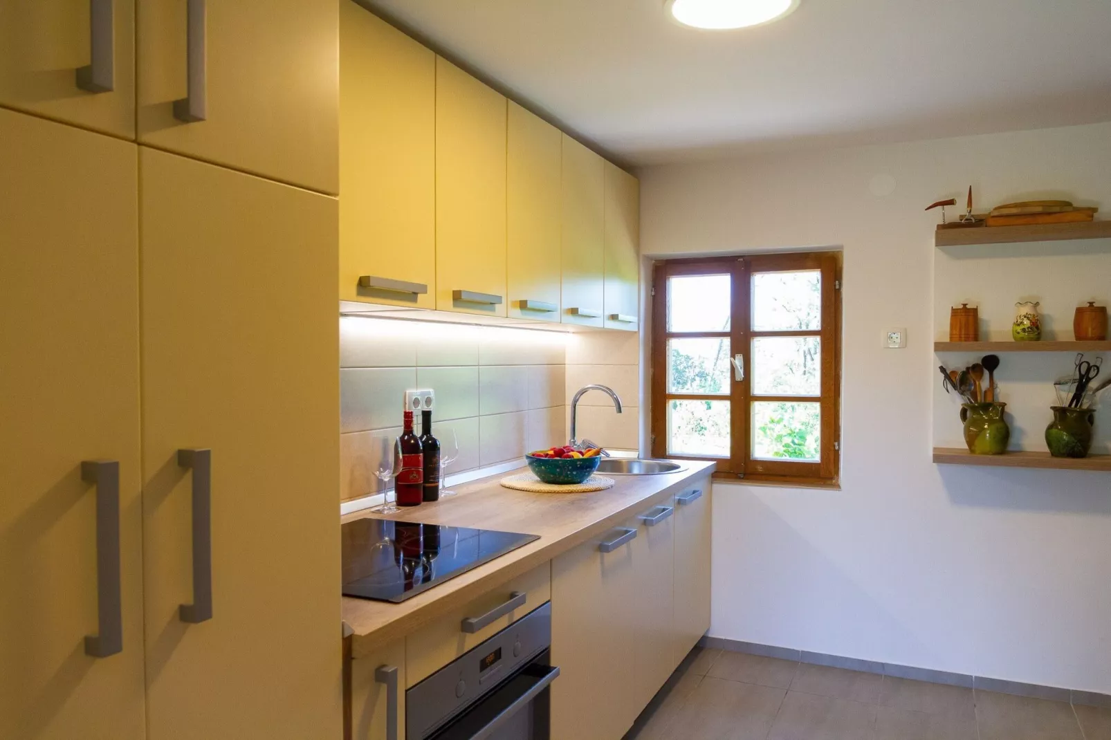 Hillside Haven Holiday Home with Sauna and Hot-Tub - One Bedroom Holiday Home with Sauna and Hot-Tub-Keuken