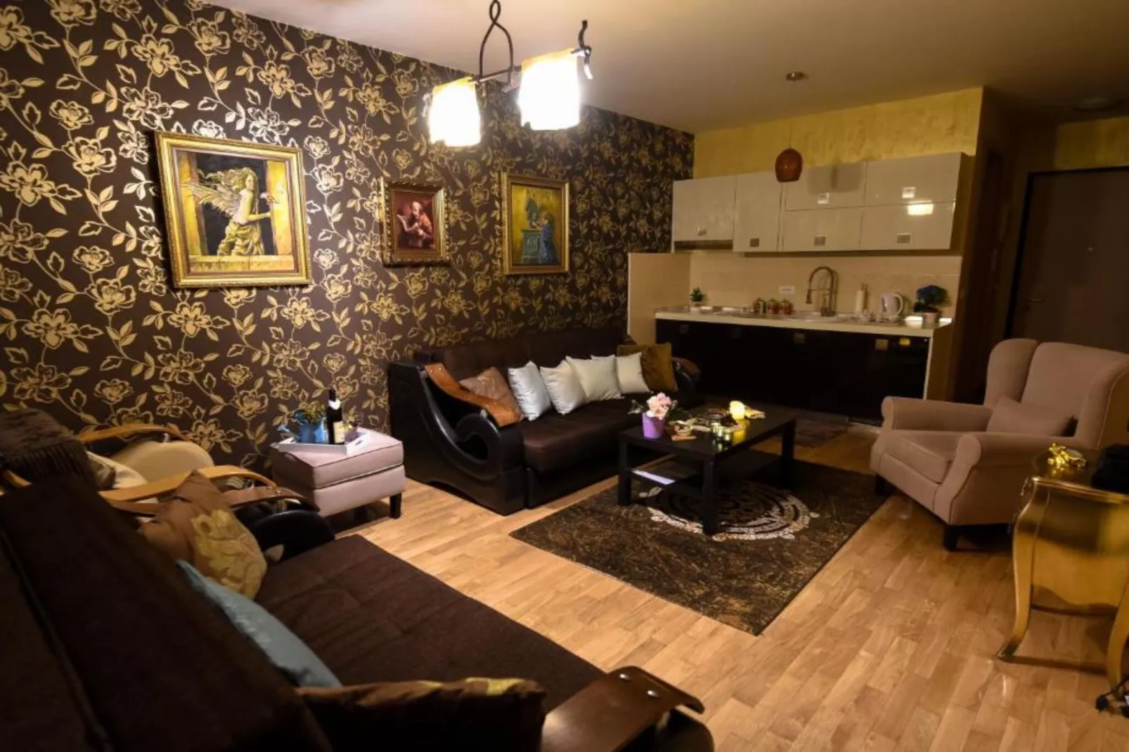 City & Sea Escape Studio Near Budva’s Beaches - Studio Apartment-Slaapkamer