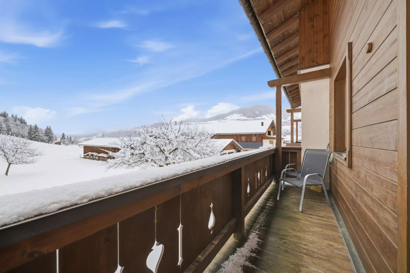 Apartment "Schattberg"-Uitzicht winter