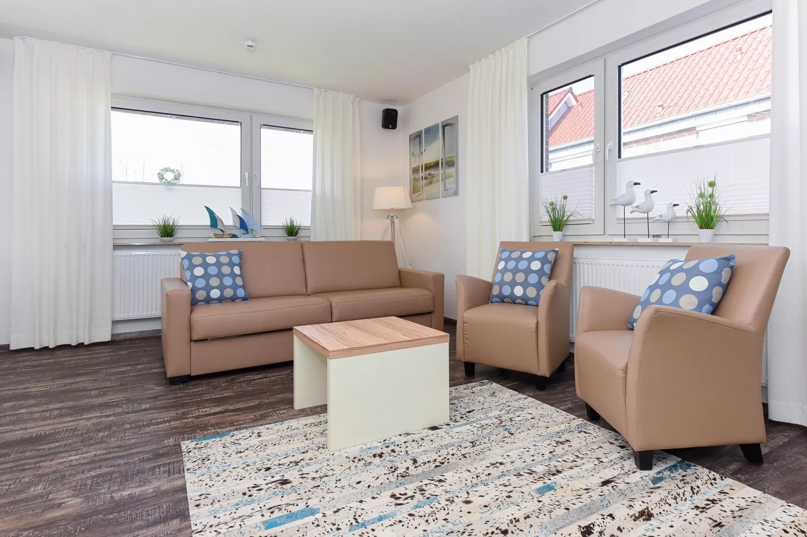 Haus zur Möwe 2 - Woonkamer