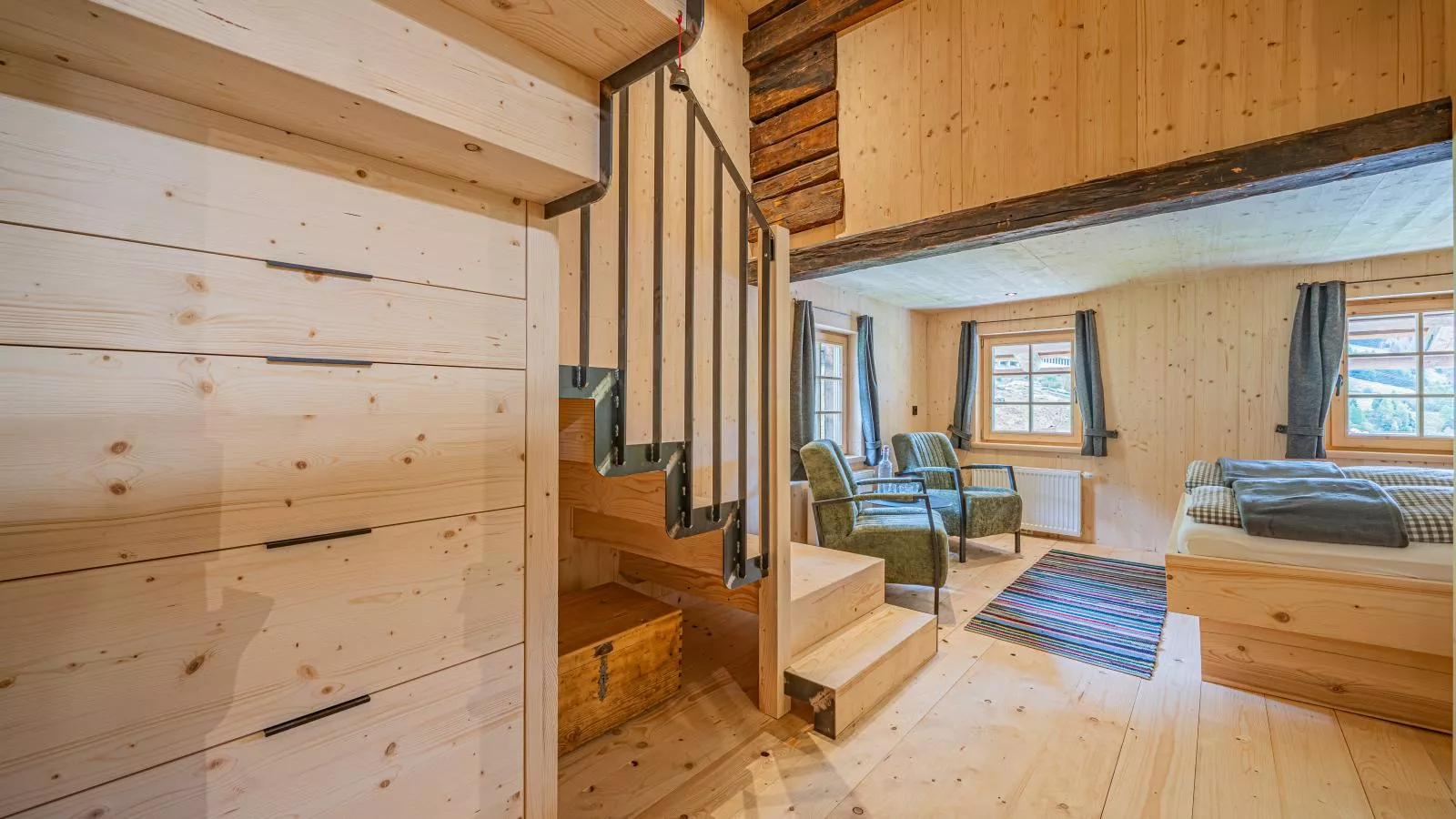 Raneburg 4 Almhaus-Slaapkamer