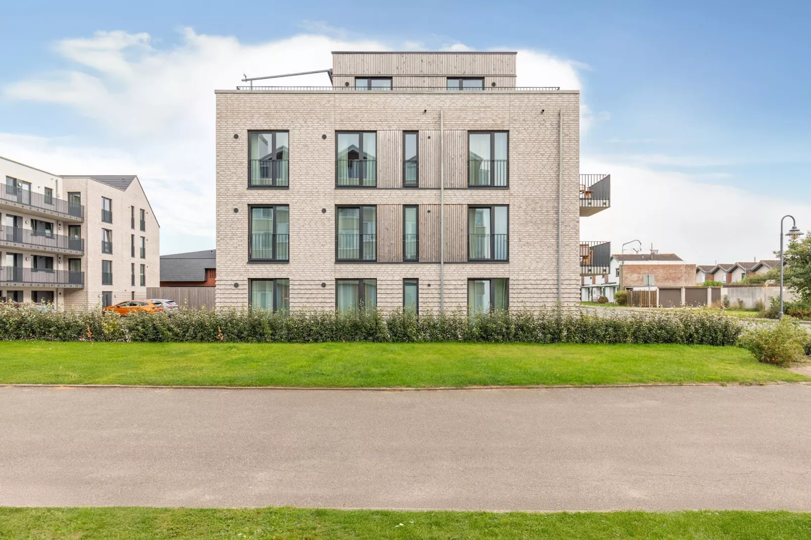 Deichblick de Luxe auf Nordstrand-Buitenkant zomer