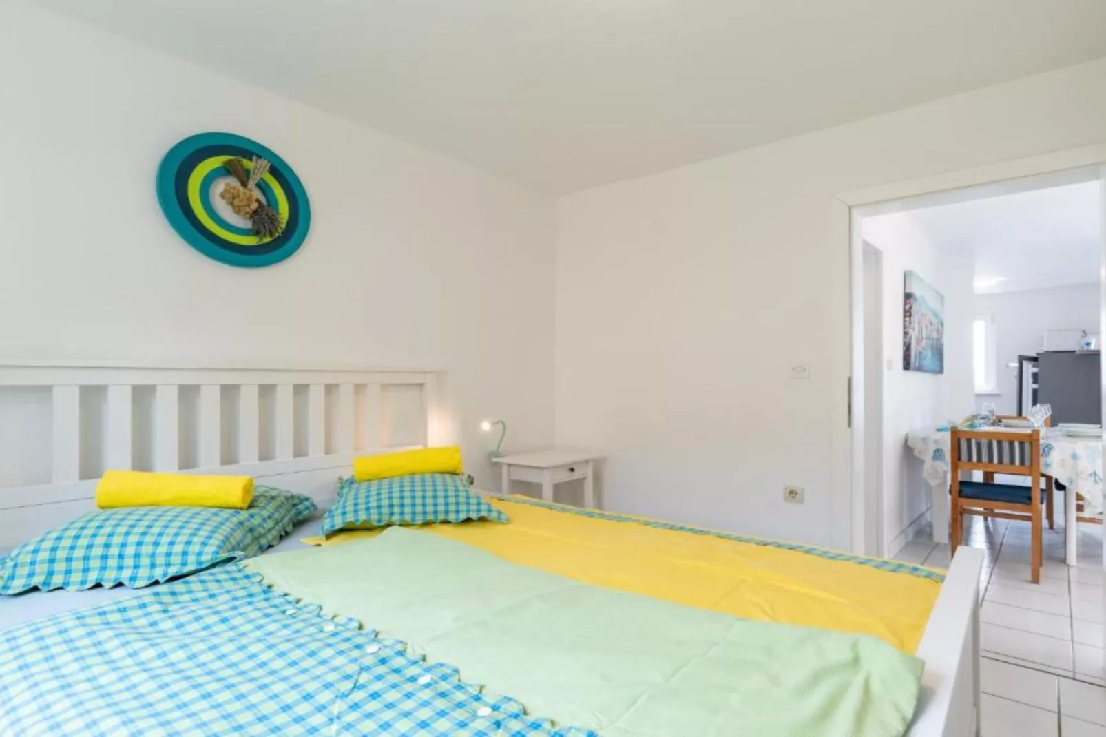 Apartment Green Garden View - One Bedroom Apartment With Terrace-Slaapkamer