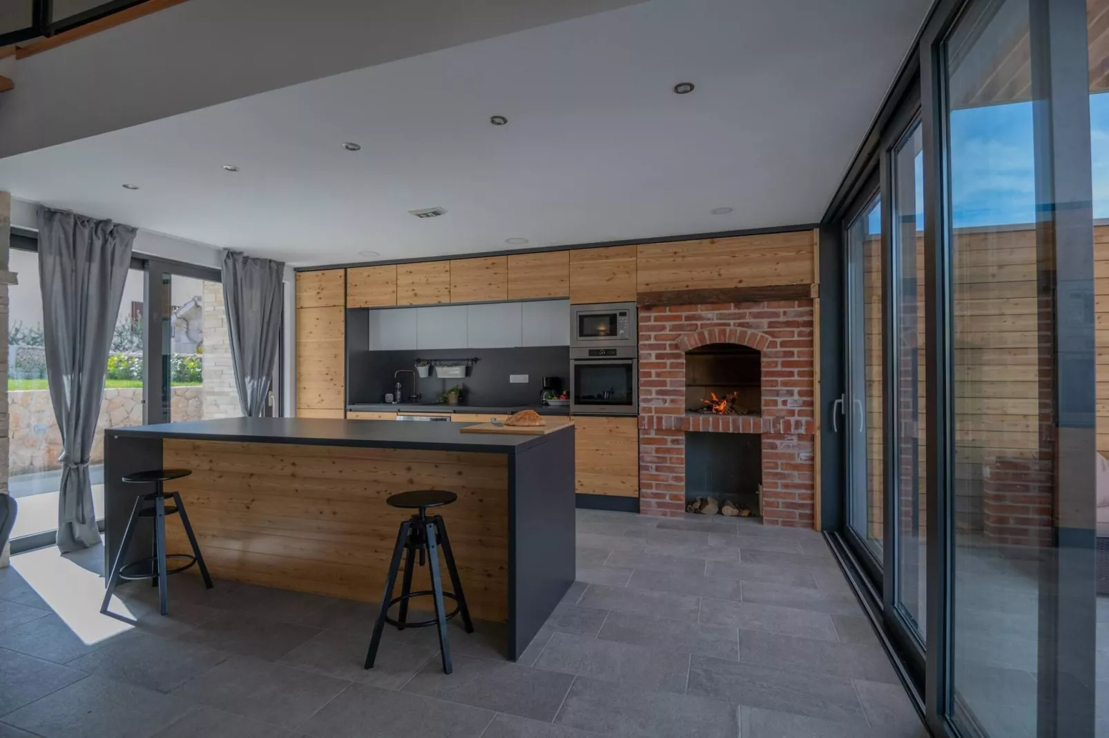 Luxury Villa Prolozac-Keuken