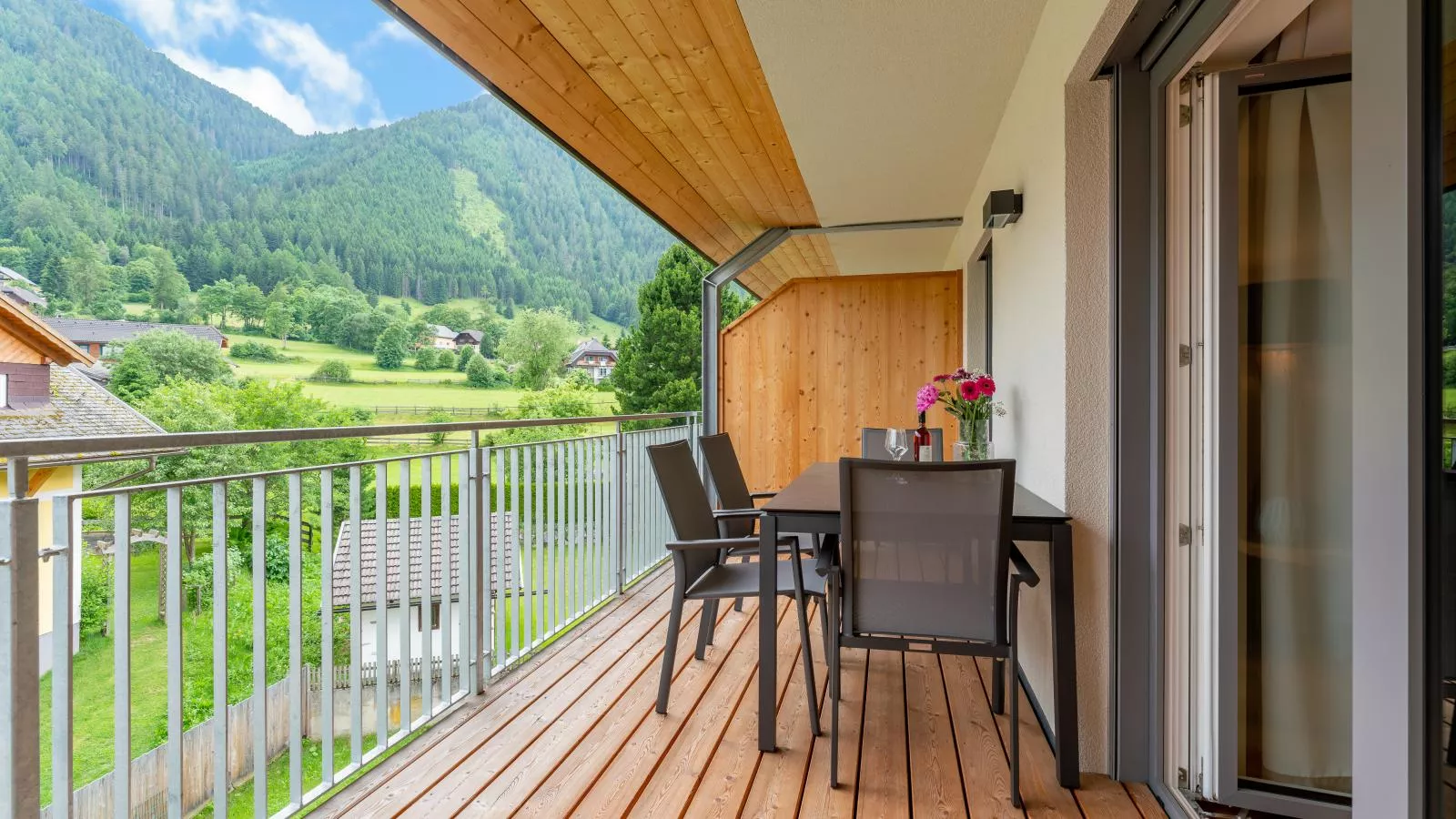 Ski Nature Apartment Lungau Top 14-Terrasbalkon