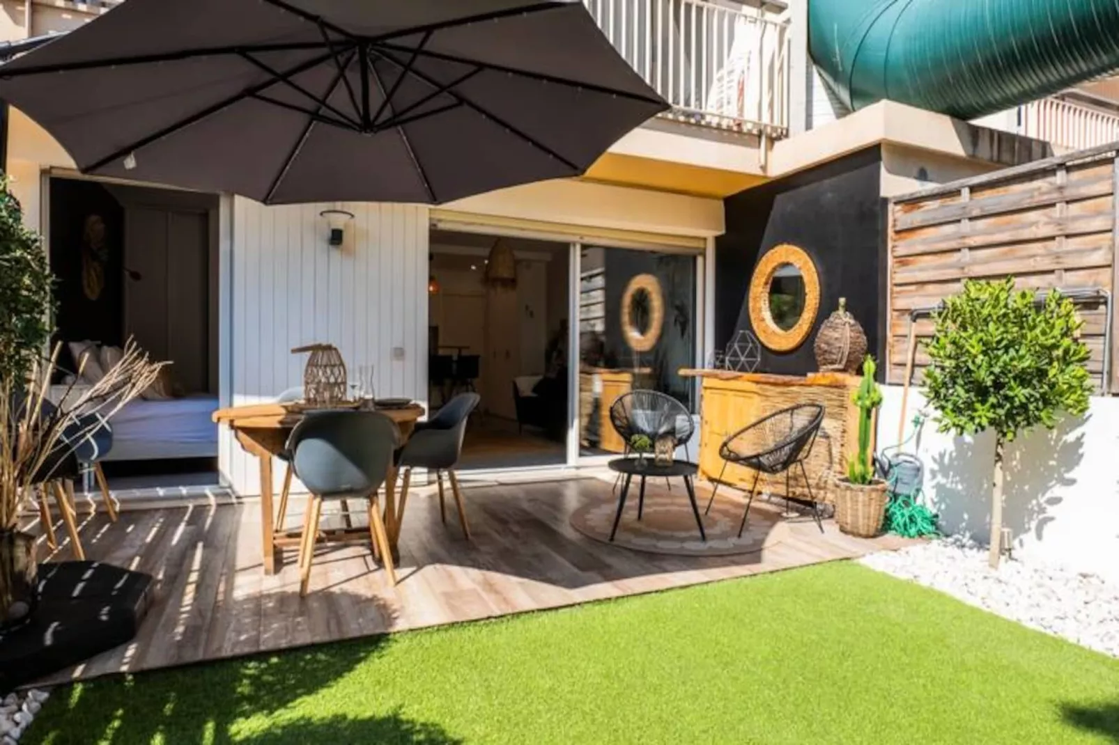 Résidence 2p Cozy Avec Jardin En Plein Coeur Du Palm Beach-Niet-getagd