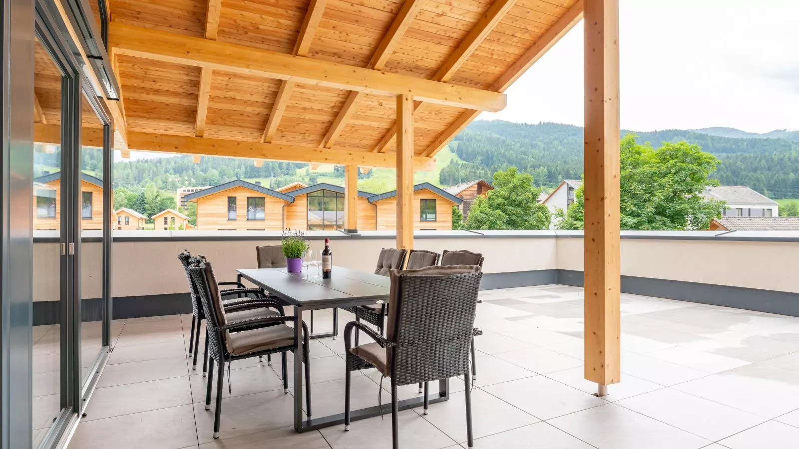 Luxury Sankt Lorenzen-Terrasbalkon