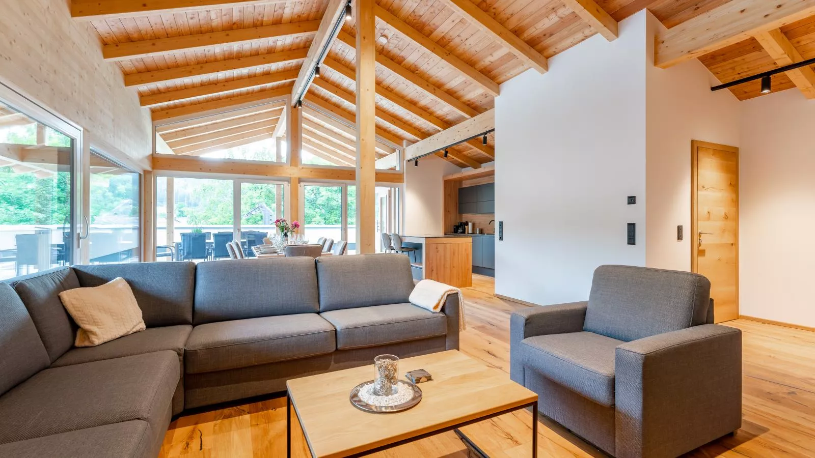 Luxury Sankt Lorenzen-Woonkamer