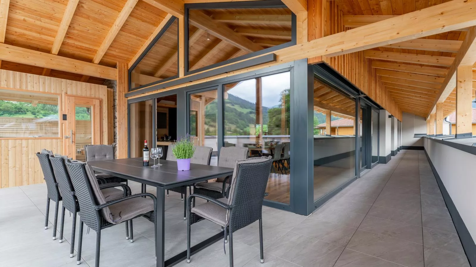 Luxury Sankt Lorenzen-Terrasbalkon