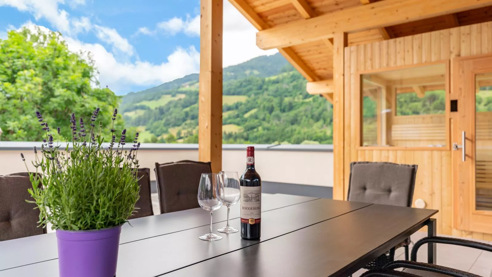 Luxury Sankt Lorenzen-Terrasbalkon
