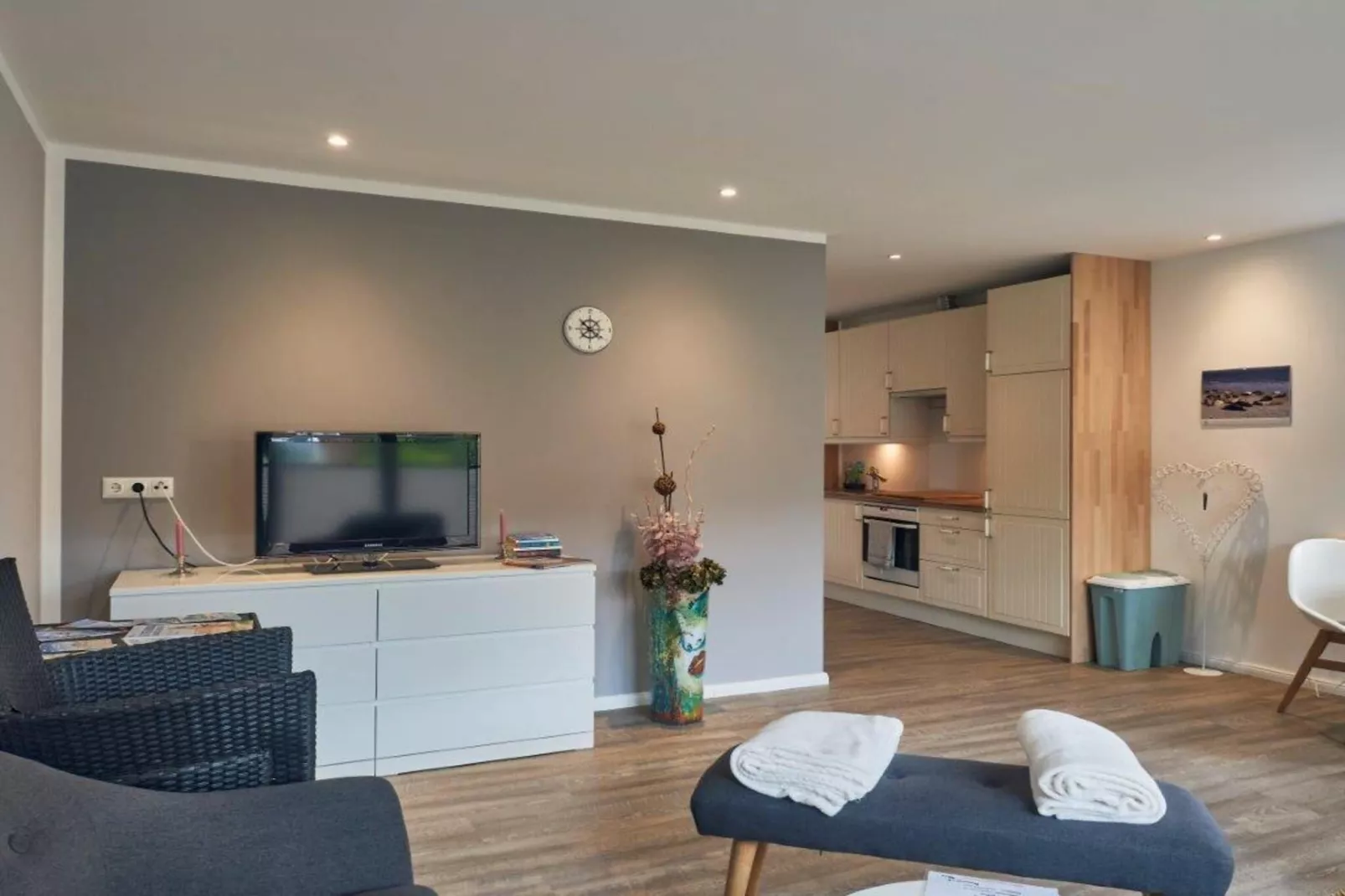 Ferienhus Tönning-Woonkamer