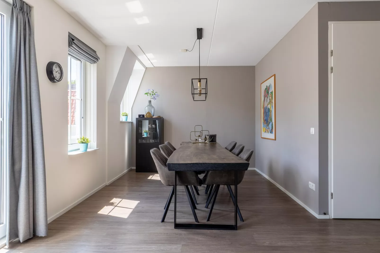 Appartement Kaapduinseweg 13 Dishoek 13D luxe 6p sauna-Eetkamer