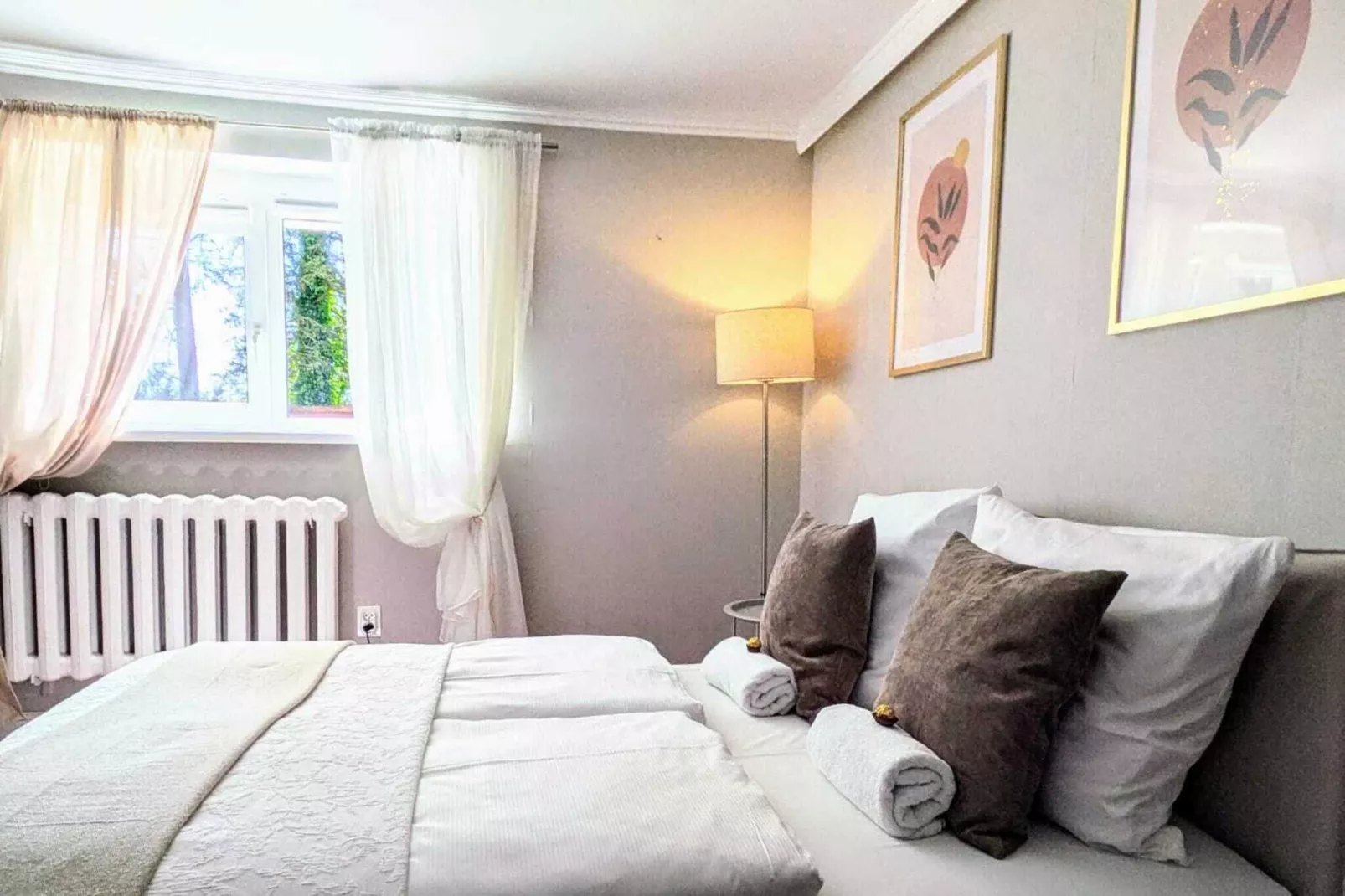 Mieszkanie wakacyjne sauna w cenie Kołobrzeg-Slaapkamer