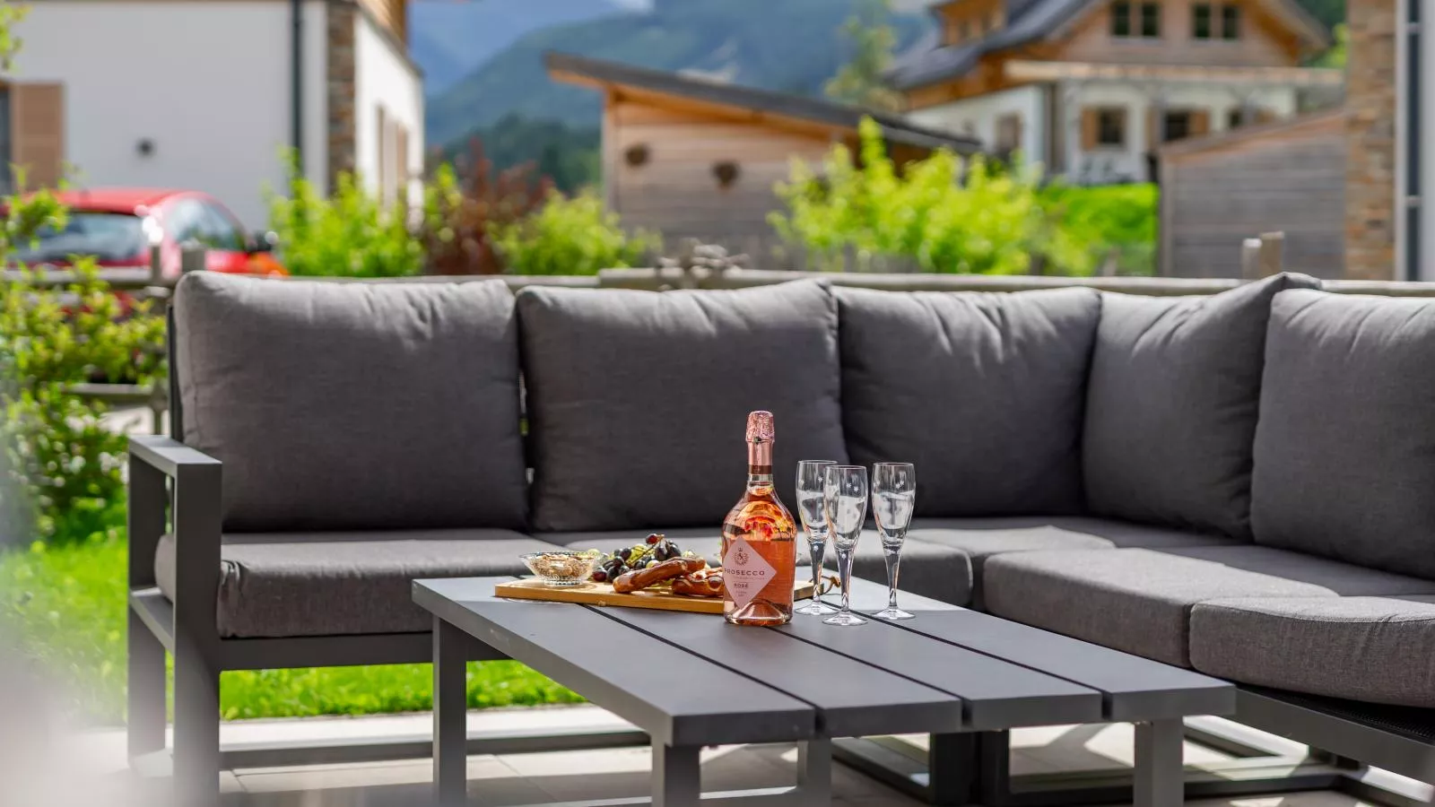 Donnersbach Lodge-Terrasbalkon