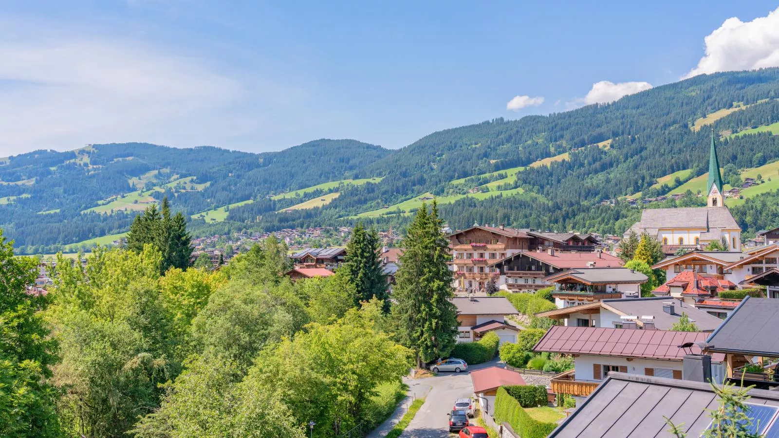 Gaisbergblick-Uitzicht zomer